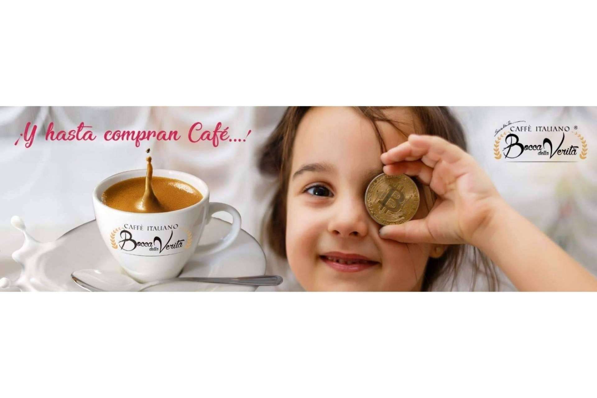 Las criptomonedas, como Bitcoin, también pueden comprar café italiano
