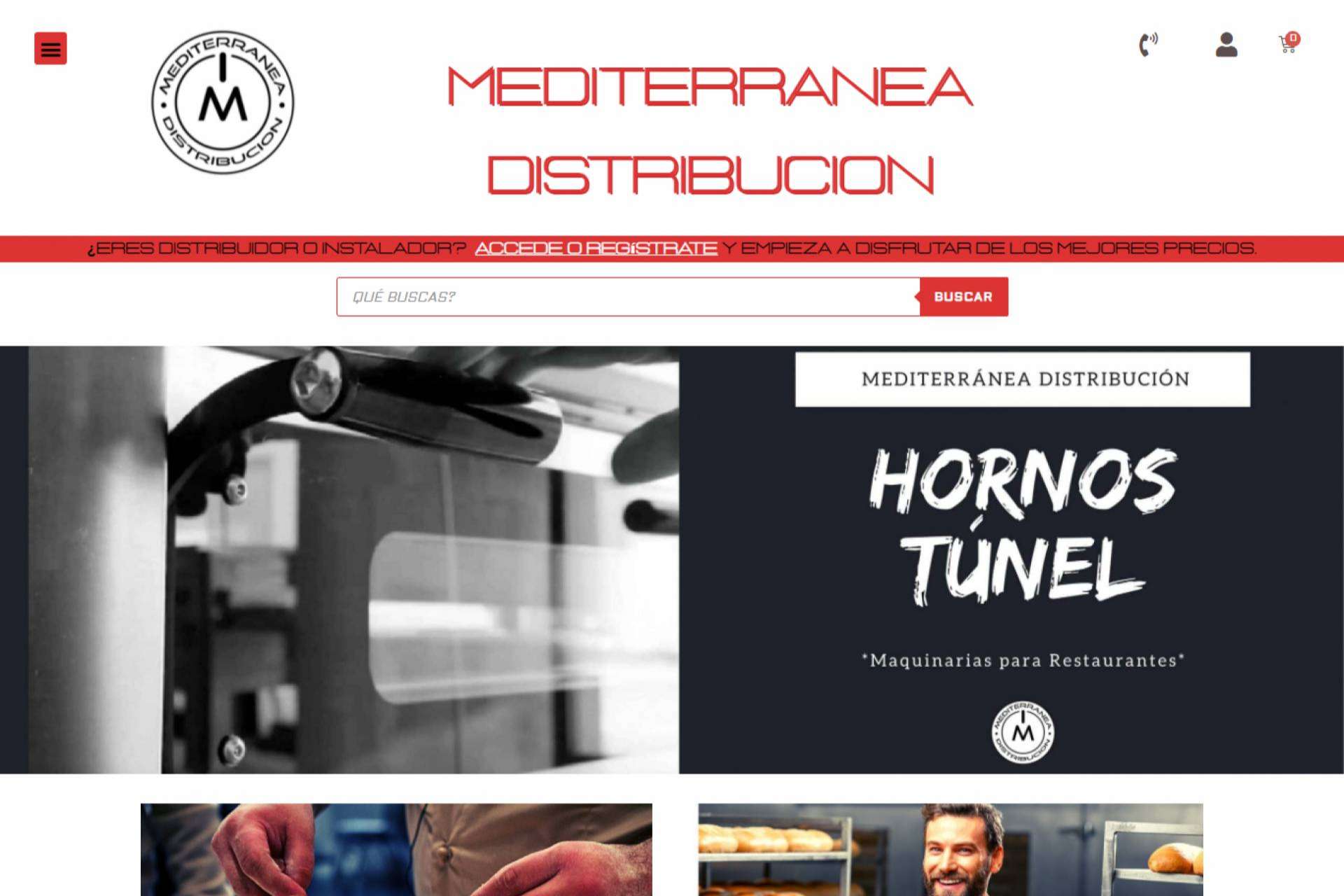 El e-commerce de maquinaria para hostelería y restauración es Mediterránea Distribución