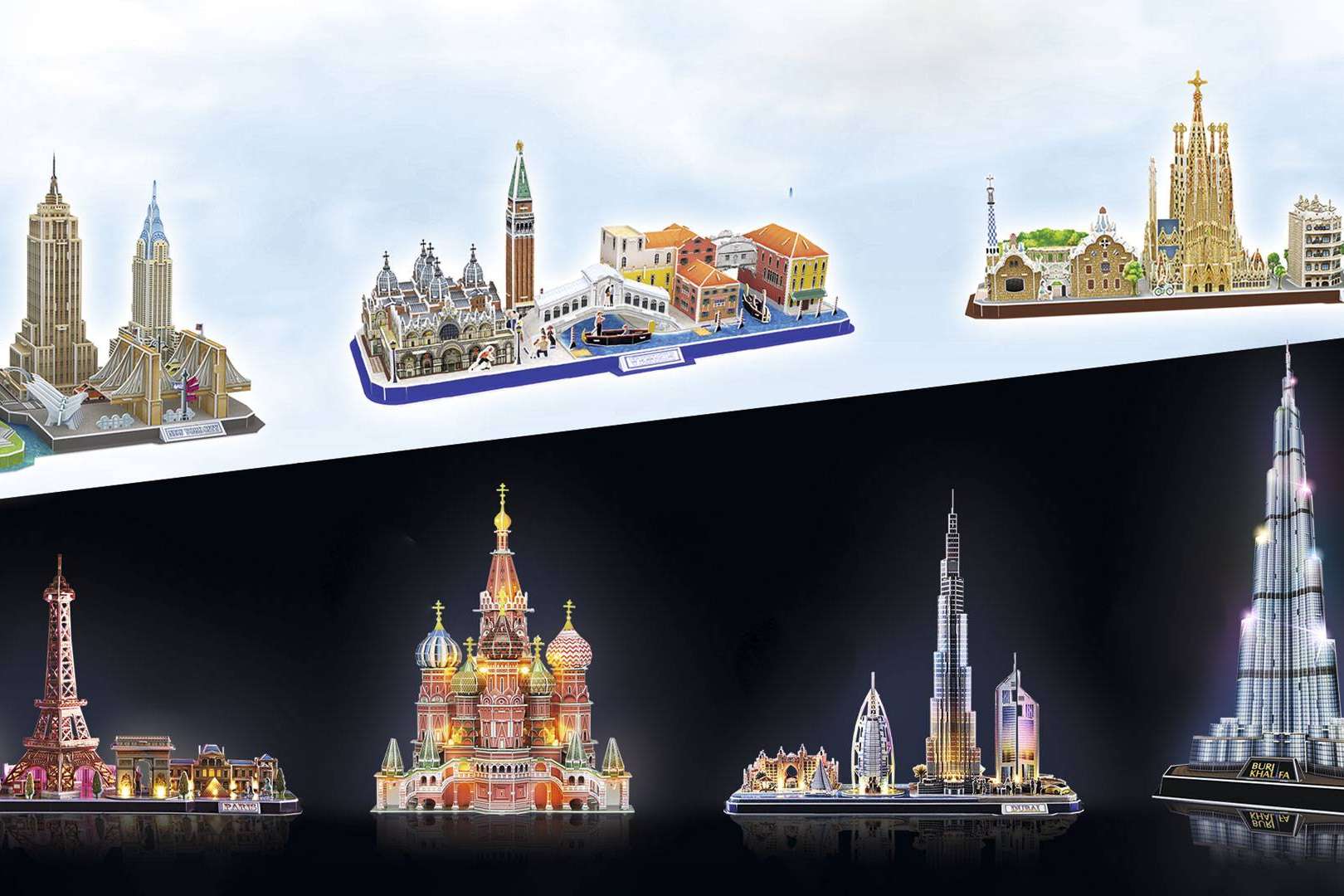 Encontrar puzzles 3D y maquetas 3D para toda la familia en Worldbrands