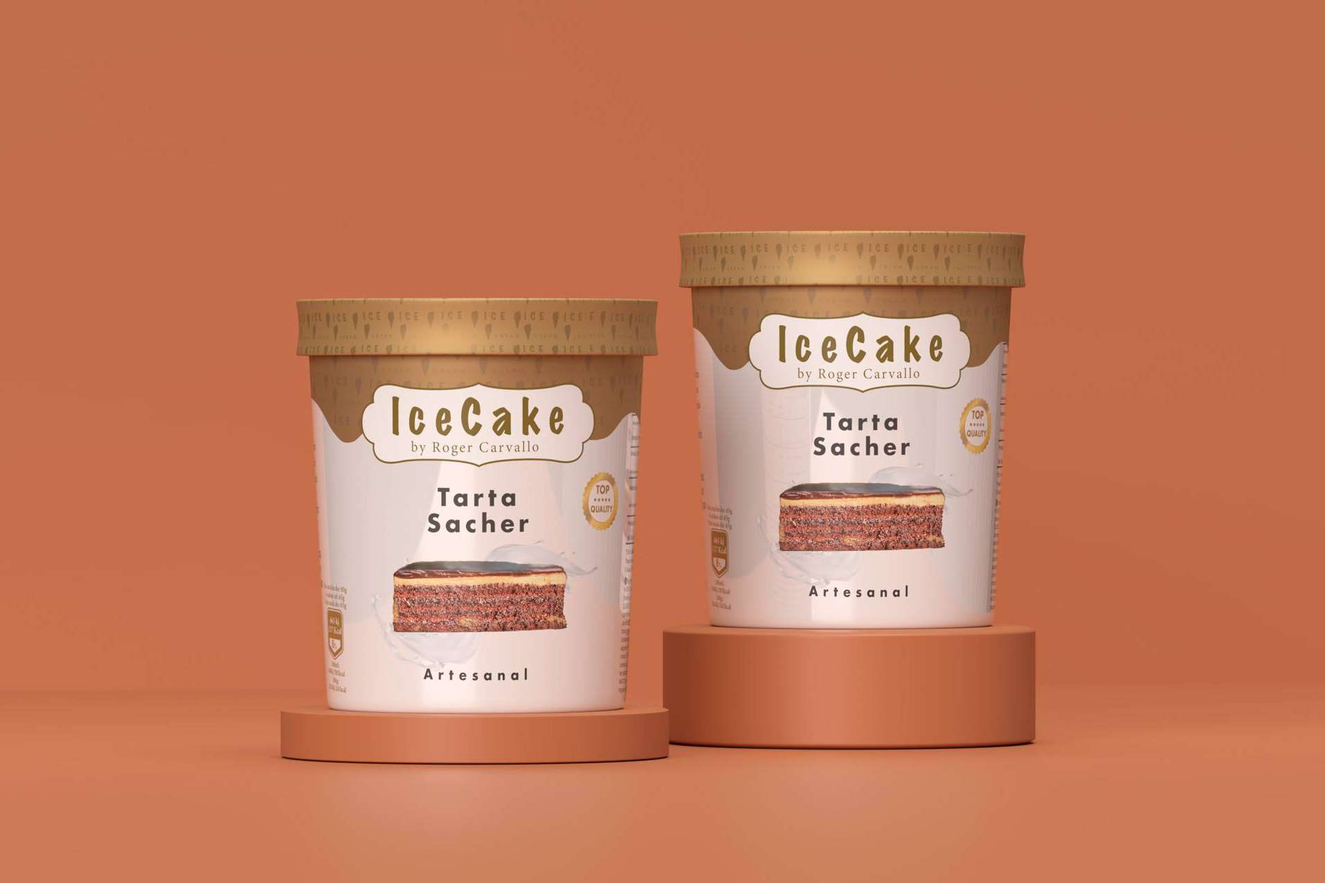 La tarta Sacher, convertida en un delicioso helado de chocolate por IceCake