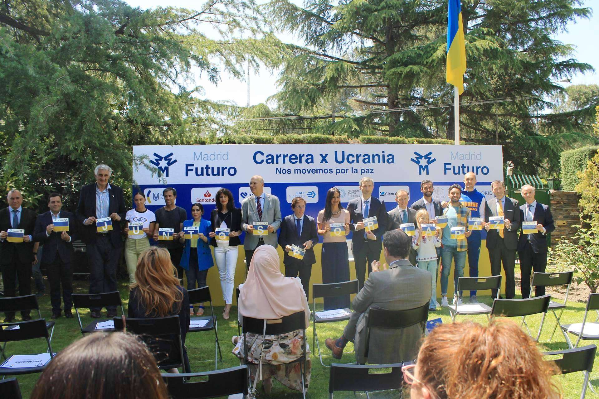 ‘Madrid Futuro x Ucrania’. Las embajadas se suman a los 5 km de marcha benéfica por la paz