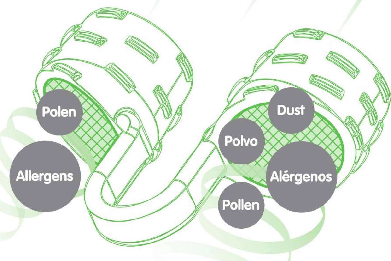Respirar aire puro con el filtro nasal Best Breathe