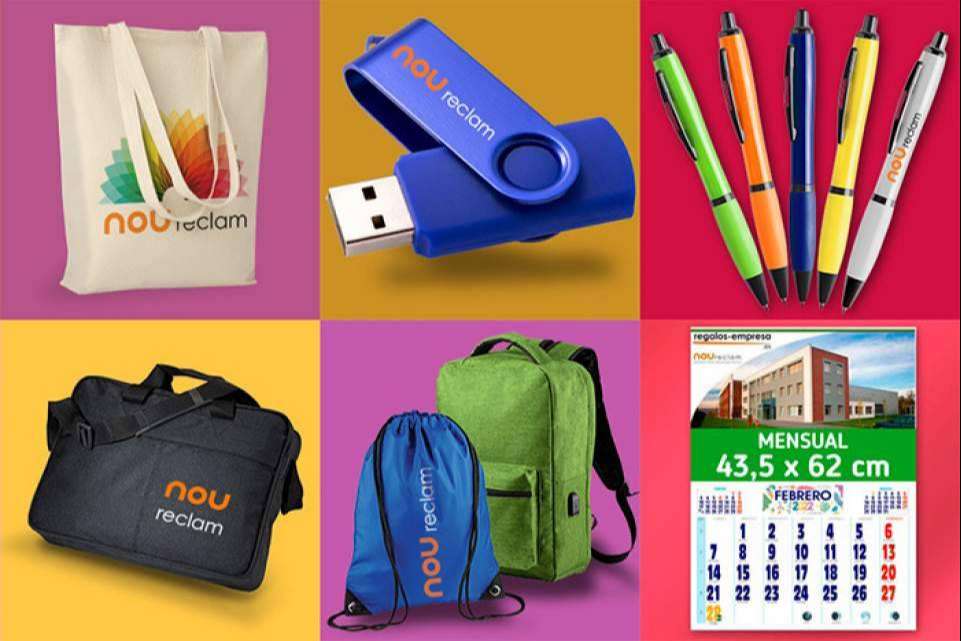 NouReclam, empresa de regalos publicitarios personalizados con el logo para publicidad