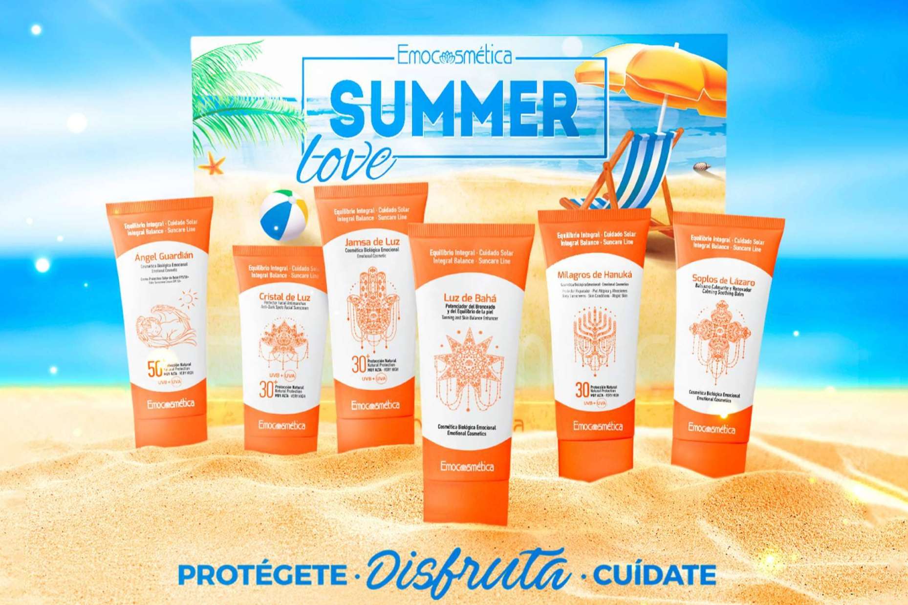 Disfrutar del sol de manera responsable con las cremas faciales de Emocosmética