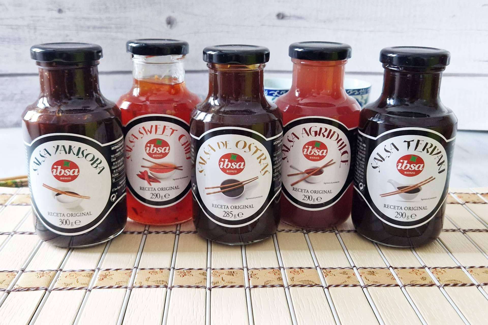 IBSA y sus salsas asiáticas para cocinar distintas recetas