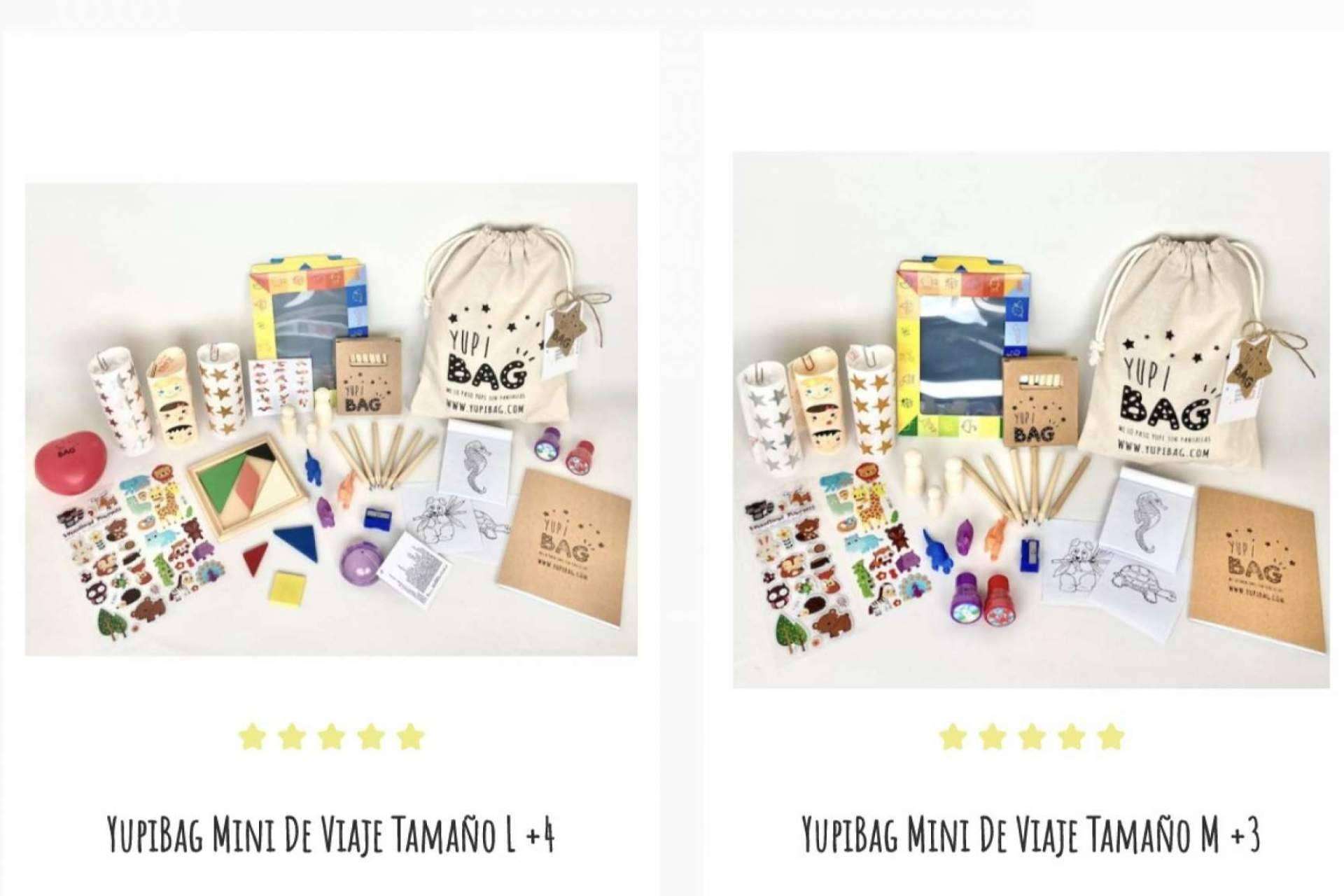 YupiBag y su bolsa de juguetes para niños más pequeña para regalar