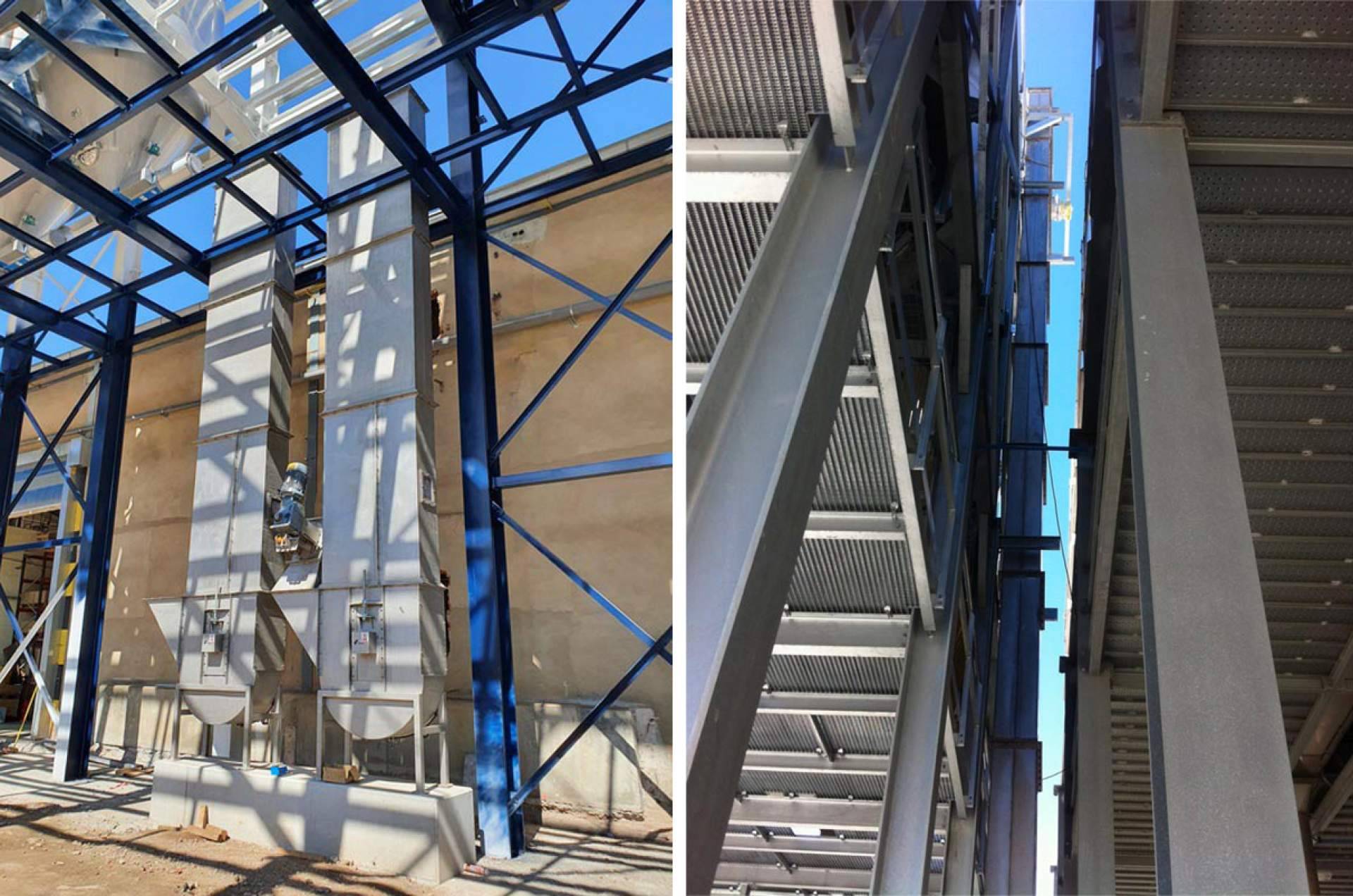 La empresa de fabricación y diseño de maquinaria industrial Domfesa ofrece una gran variedad de modelos de elevadores de cangilones