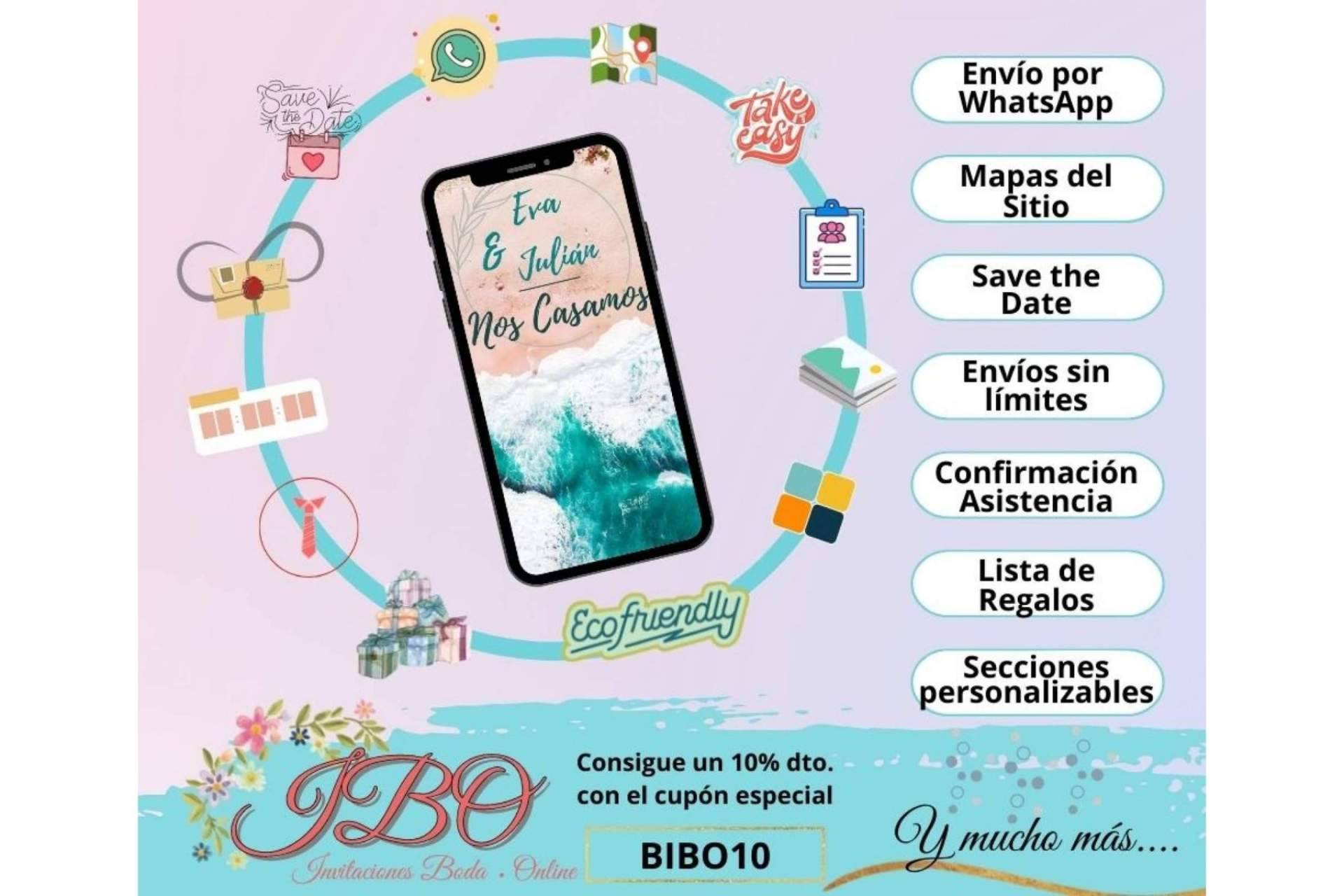 ¿Cuáles son los beneficios de las invitaciones digitales hoy en día?, con Invitaciones Boda Online
