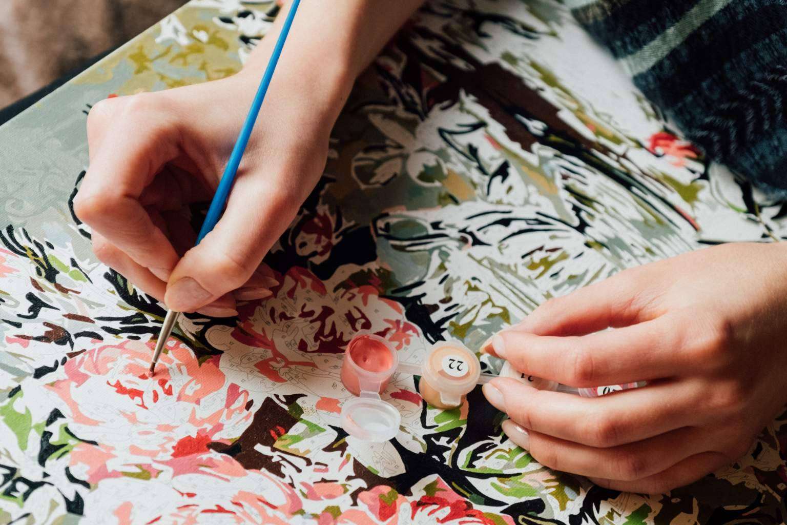 Empezar a pintar por números con acrílico, con Canvas by Numbers