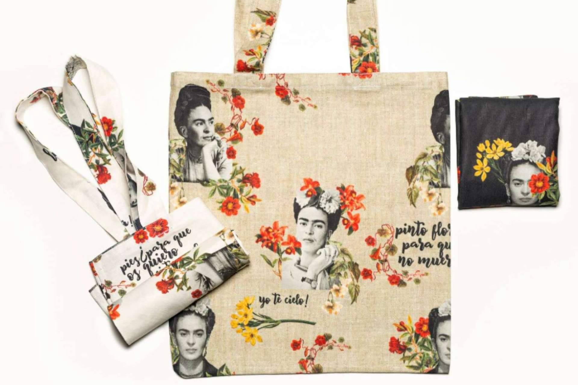 Usanifu Frida Khalo, una bolsa estampada artesanal de la firma Natinee Bags