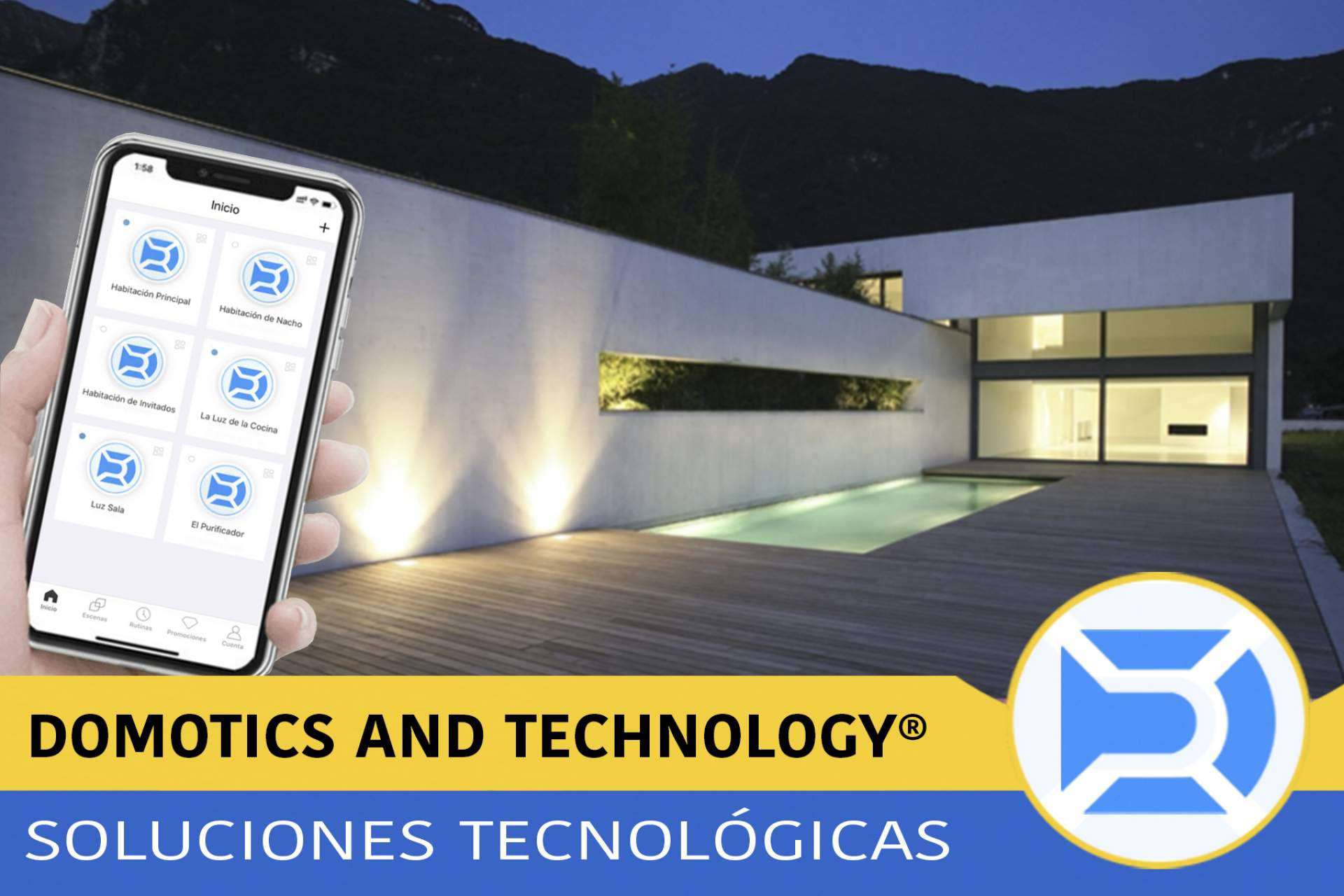 Lograr espacios más inteligentes y cómodos con la tecnología de Domotics and Technology