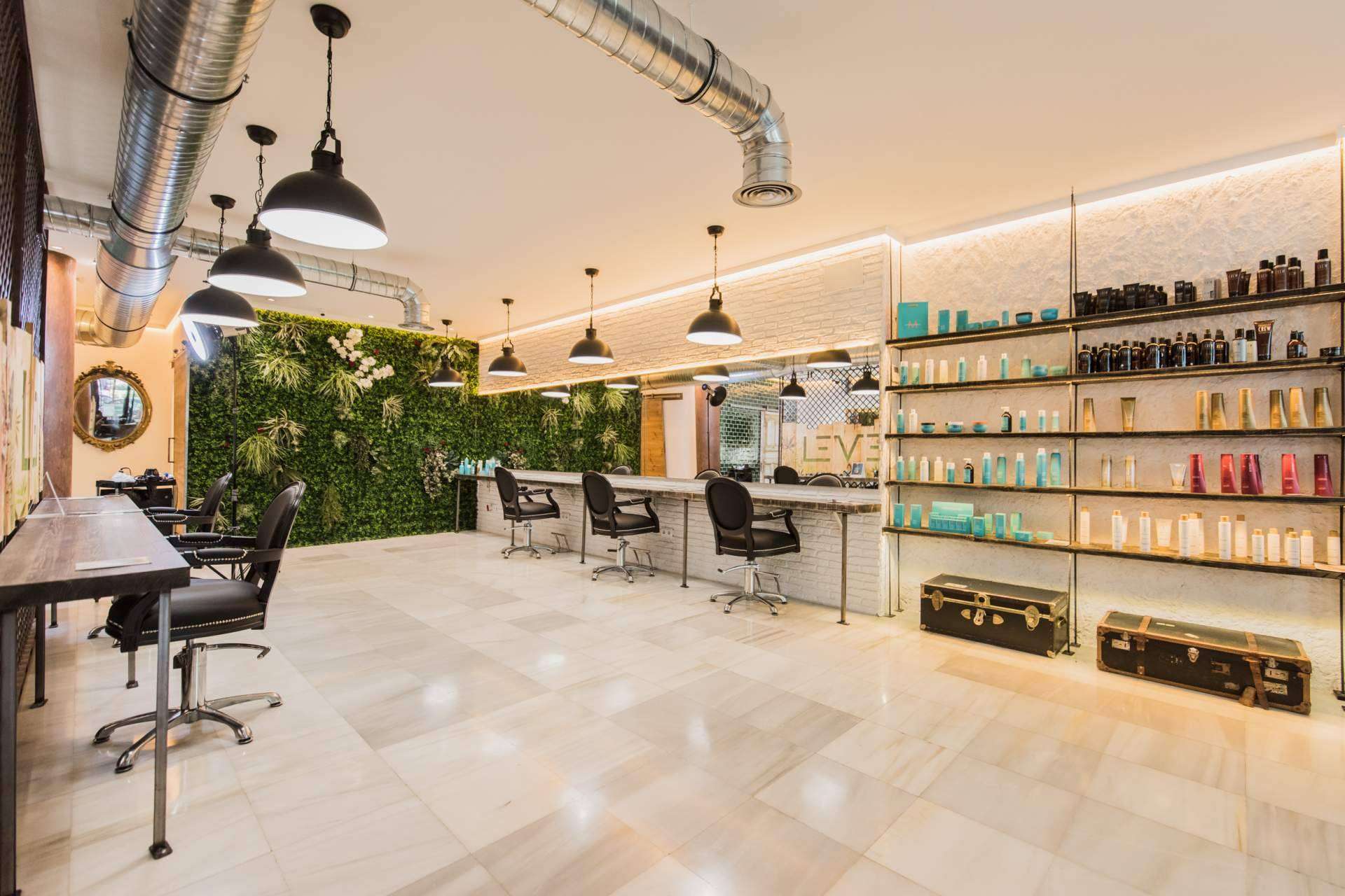 Uno de los beauty salons en Madrid más bonitos es Level Hair Salon