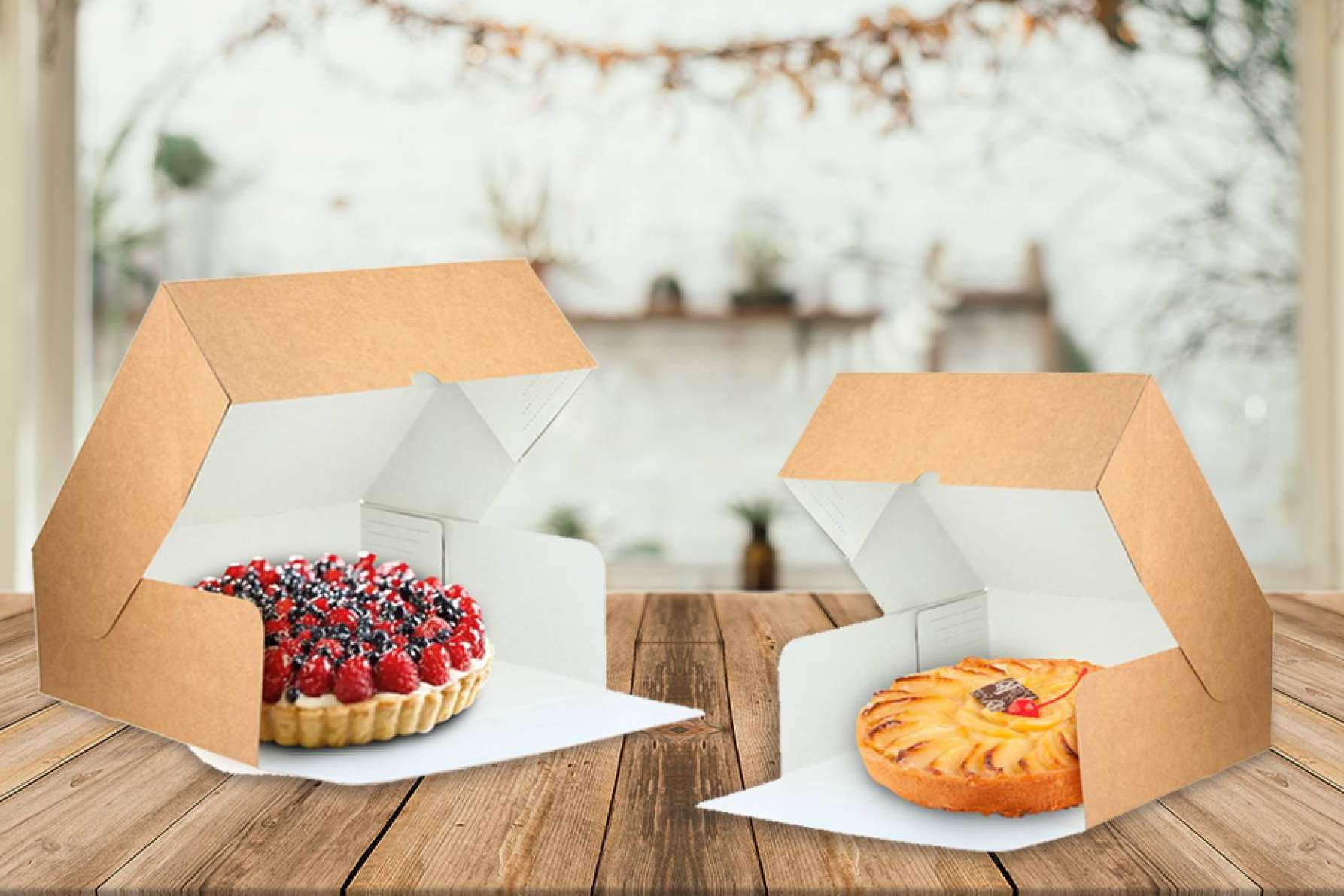 Packaging para pastelería y postres, en Punto Qpack