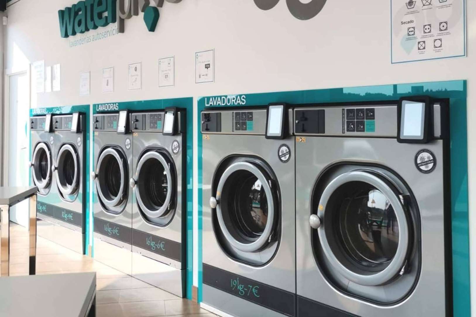 Ahorro energético y económico en las lavanderías de autoservicio
