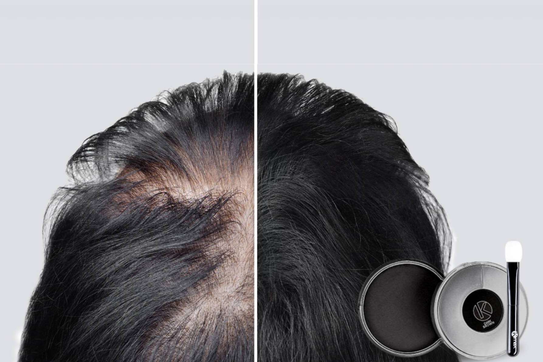 K-Max, el maquillaje capilar que permite ocultar los primeros signos de la alopecia