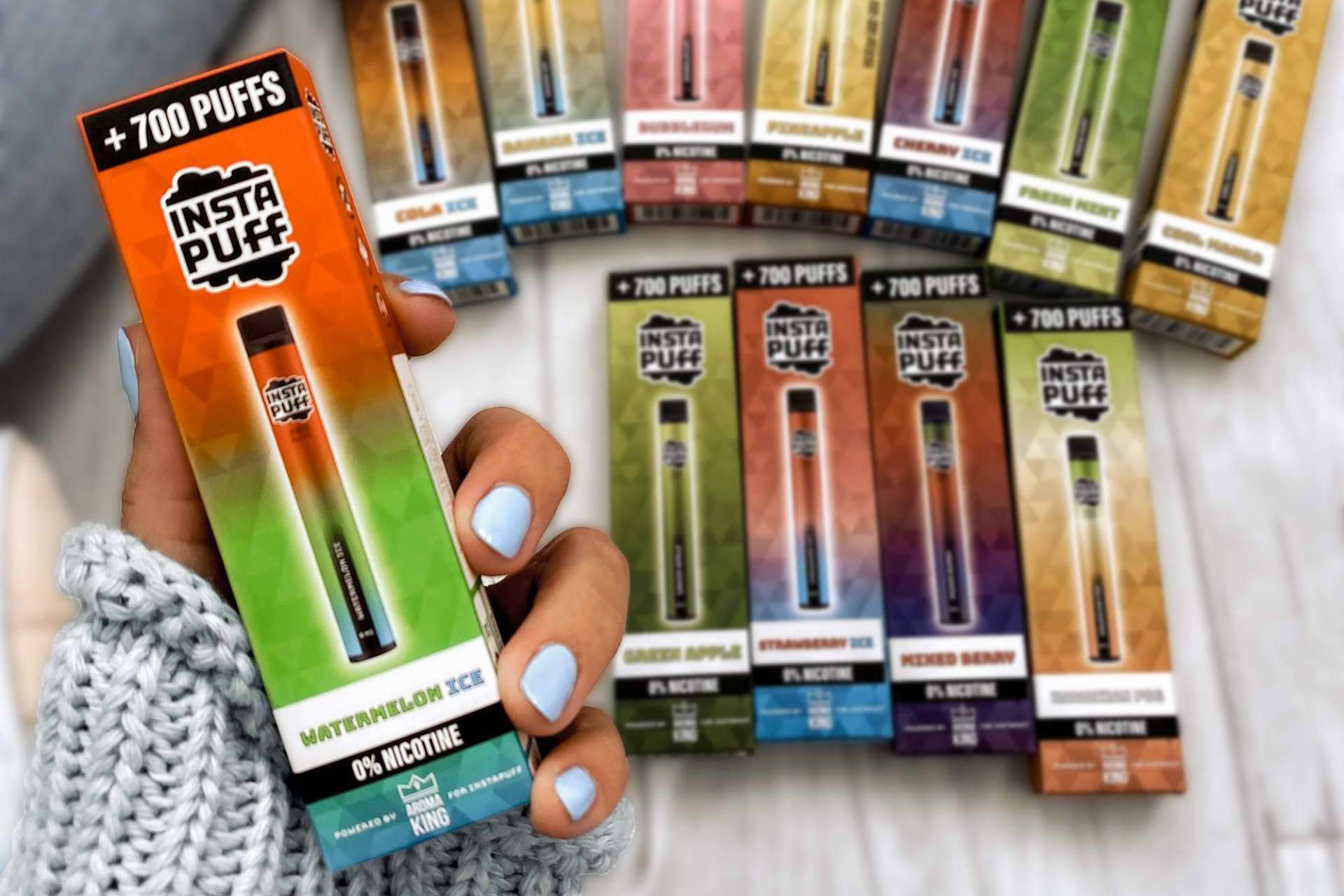 Aroma King dispone de Insta Puff, la marca de vapers de éxito en España