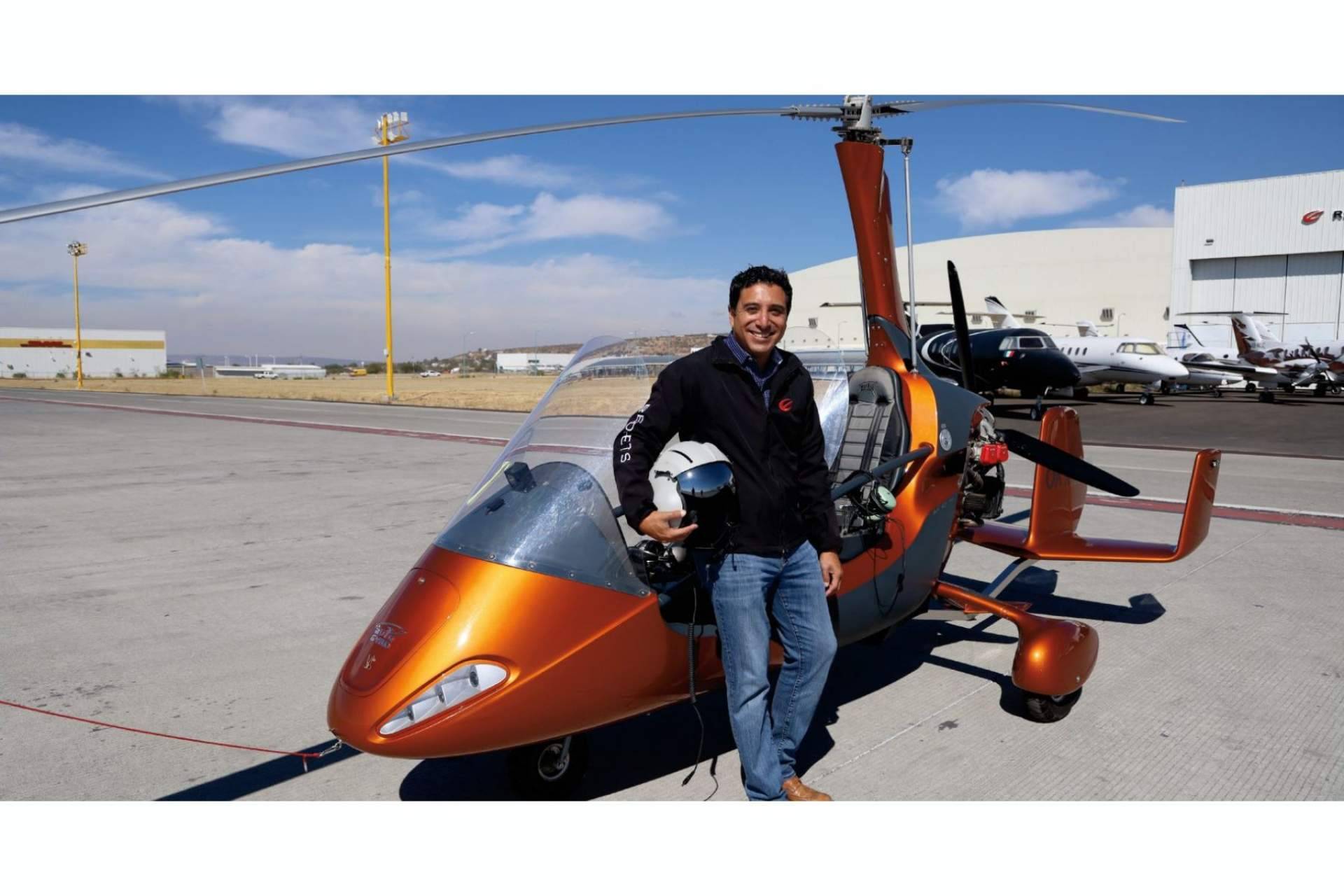 Bernardo Eucario Moreno León, piloto de gran experiencia y pensamientos innovadores