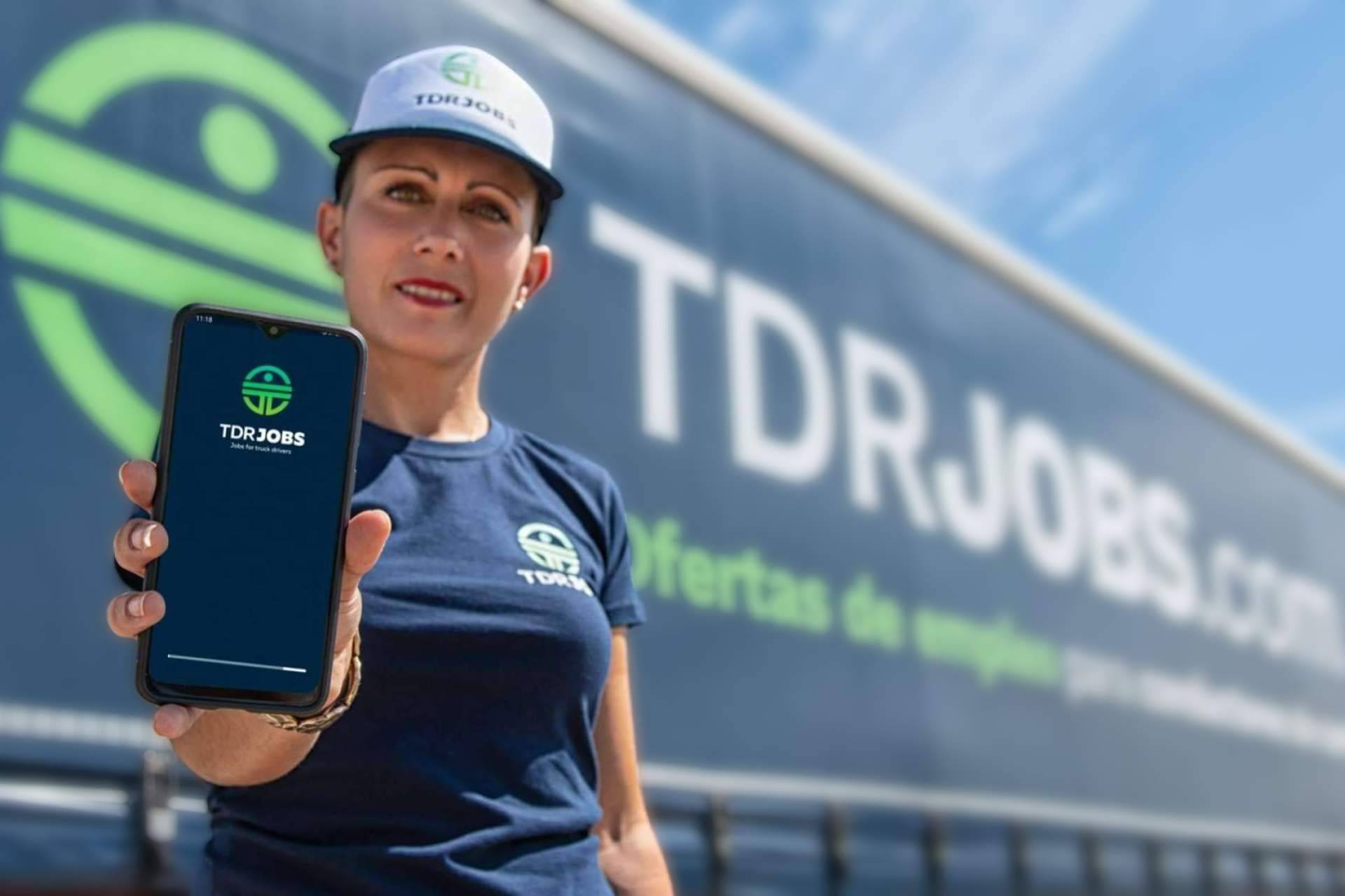 Un portal de empleo líder en la captación de conductores presenta su aplicación, TDRJOBS