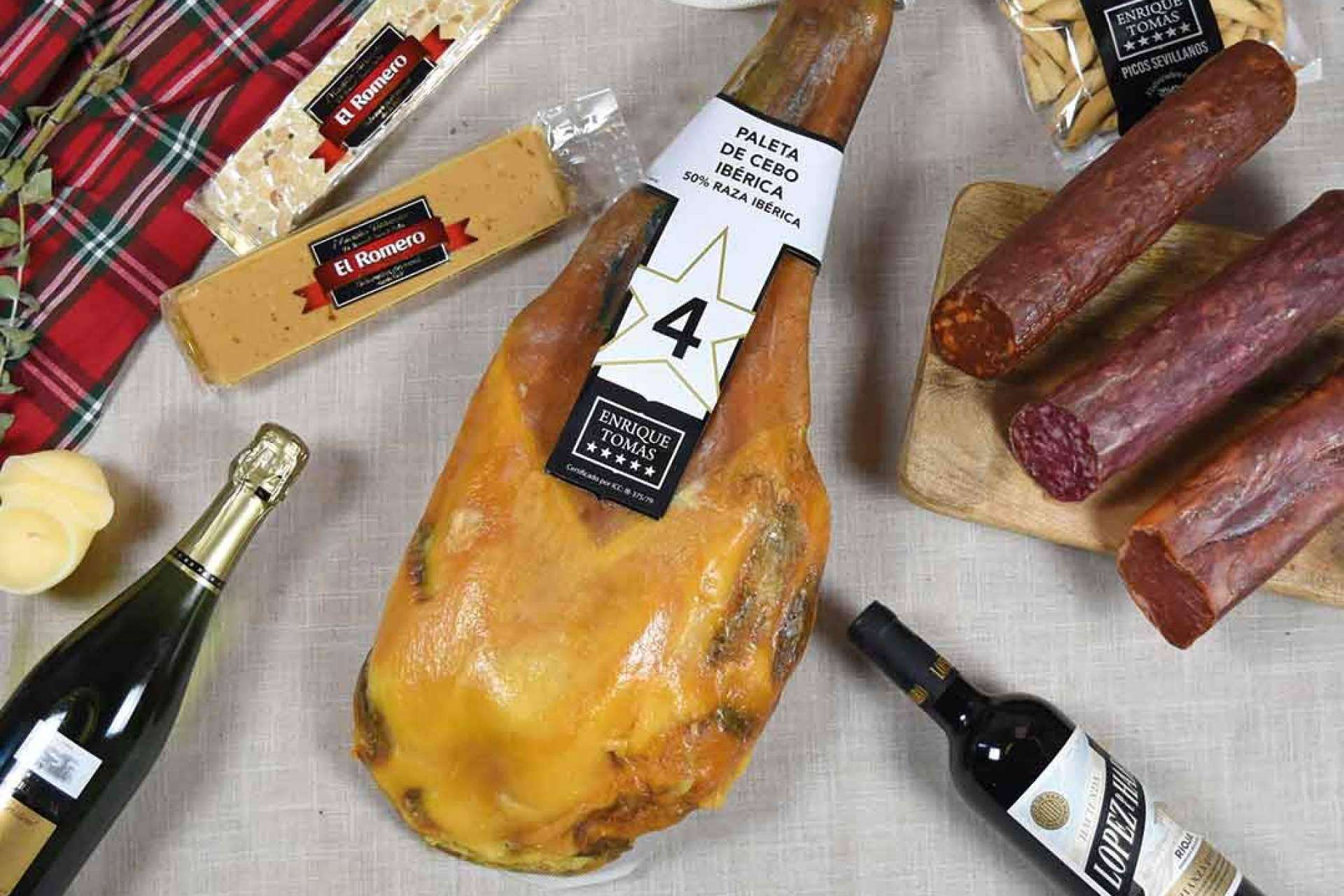 Comprar una cesta de navidad de Enrique Tomás para degustar en estas fiestas