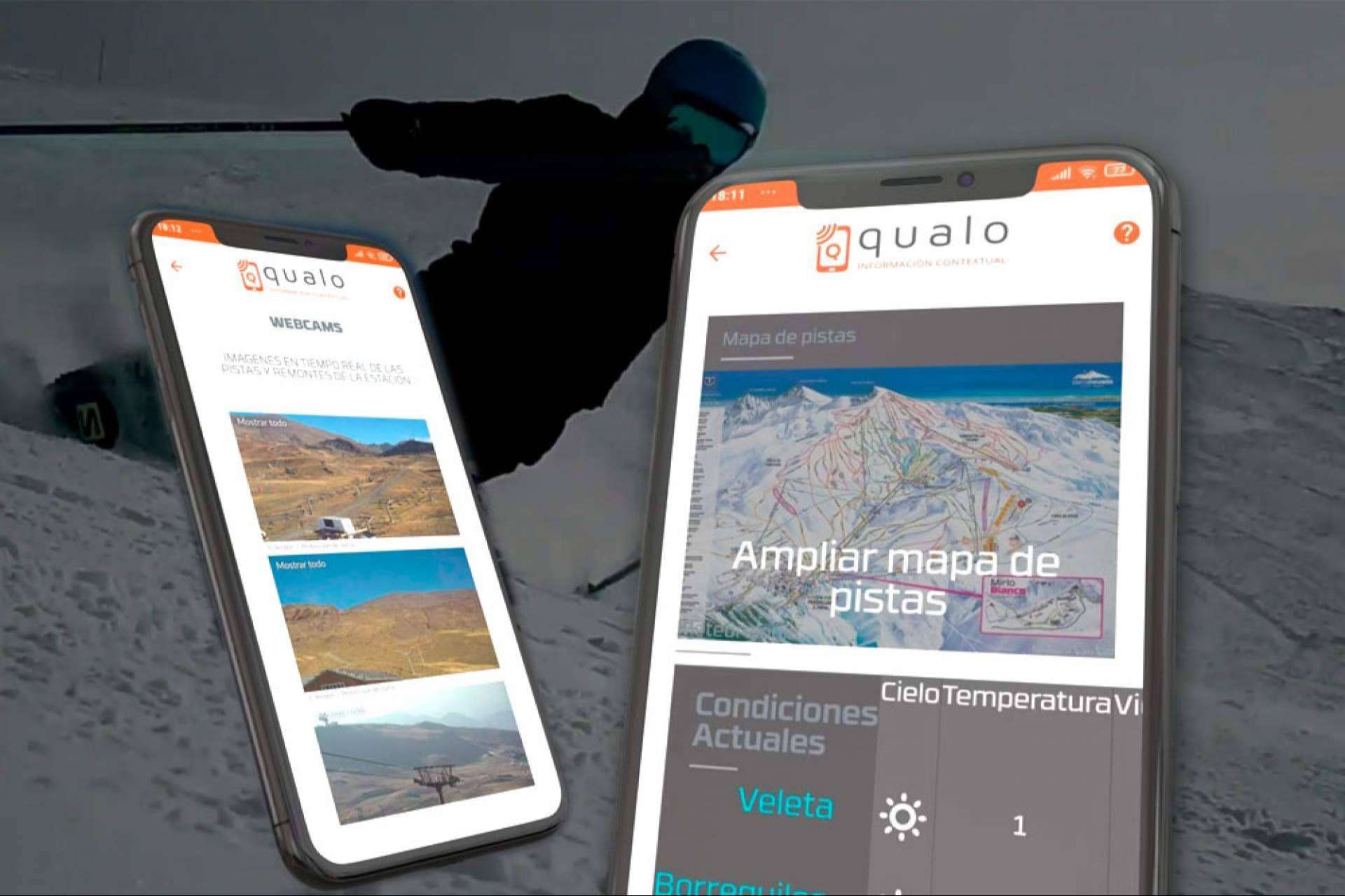 La plataforma universal de información contextualizada para las estaciones de esquí, QUALO
