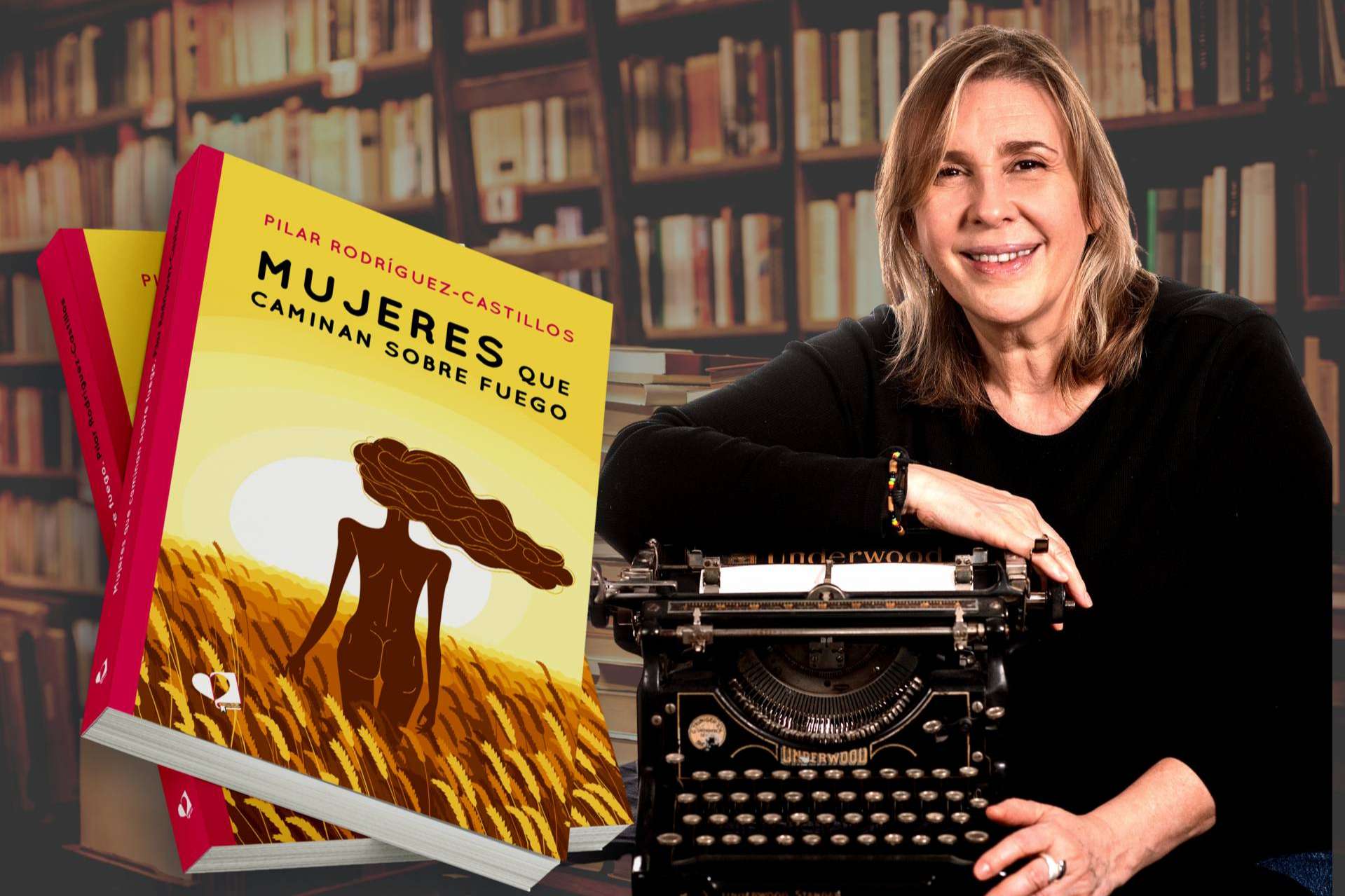 Pilar Rodríguez-Castillos habla sobre su novela, 'Mujeres que caminan sobre fuego'