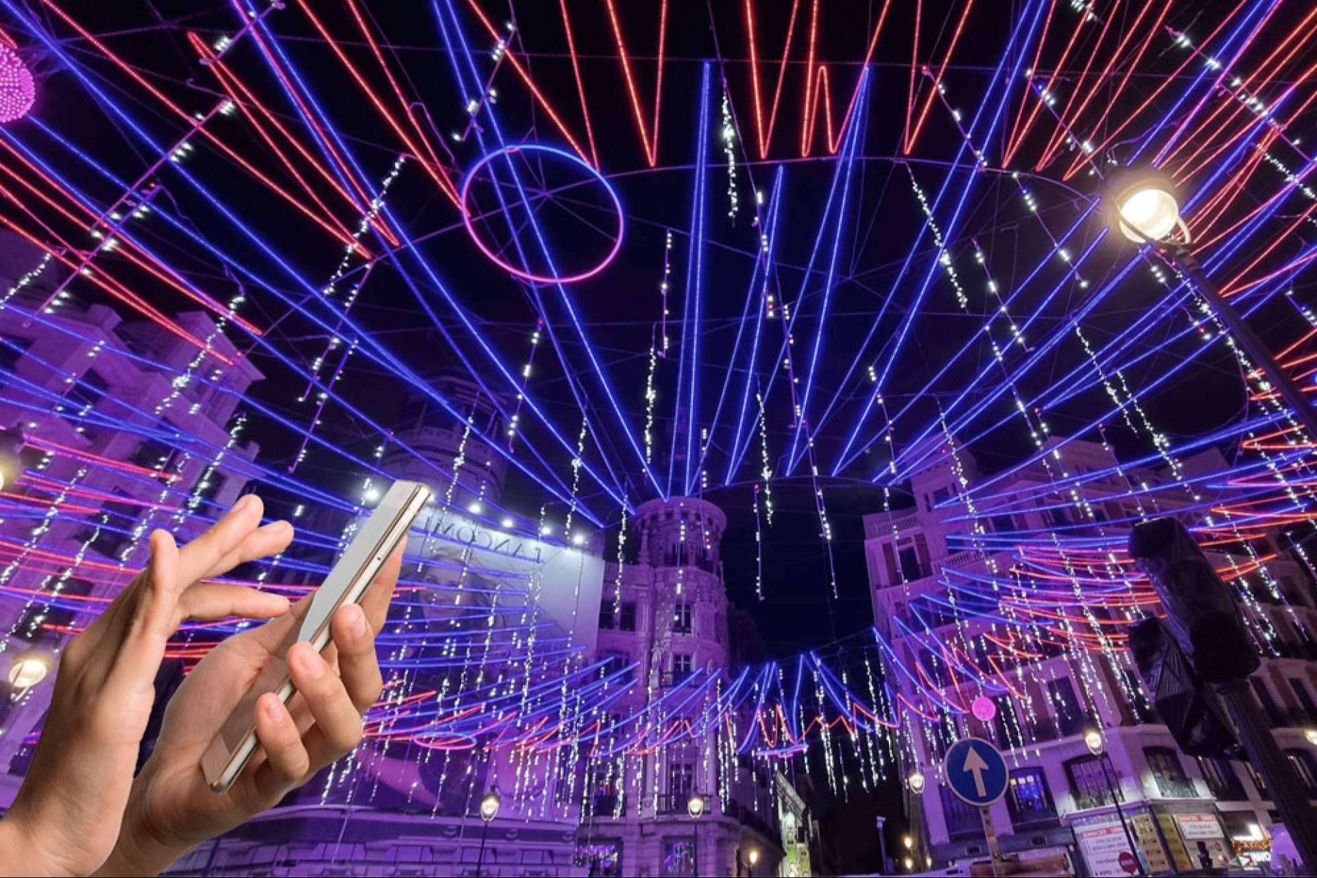 QUALO lanza un reto para visitar y coleccionar las luces de Navidad en Madrid, Colecciona Madrid Iluminado