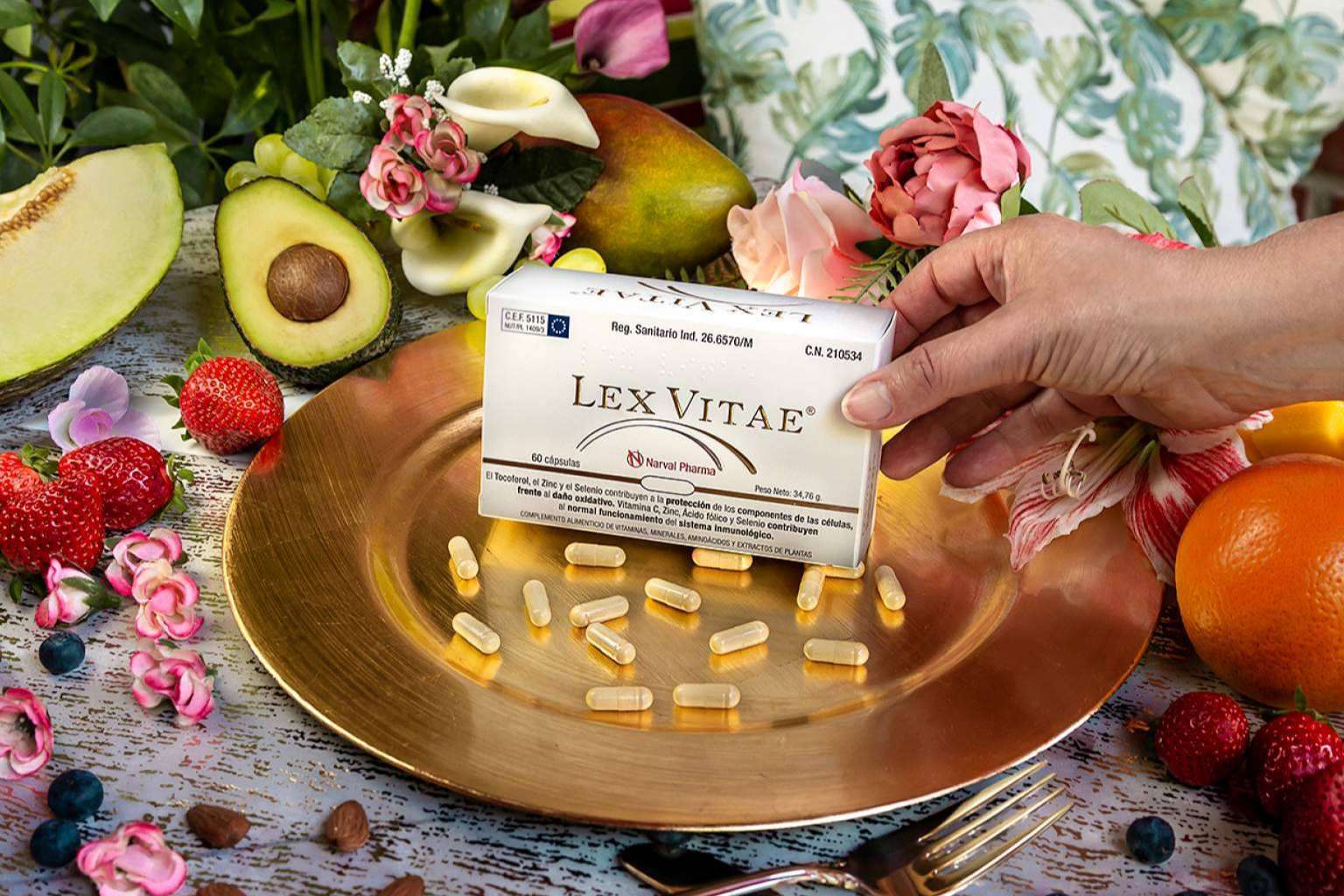 Narval Pharma ofrece Lex Vitae, un antioxidante oral con ingredientes de origen natural