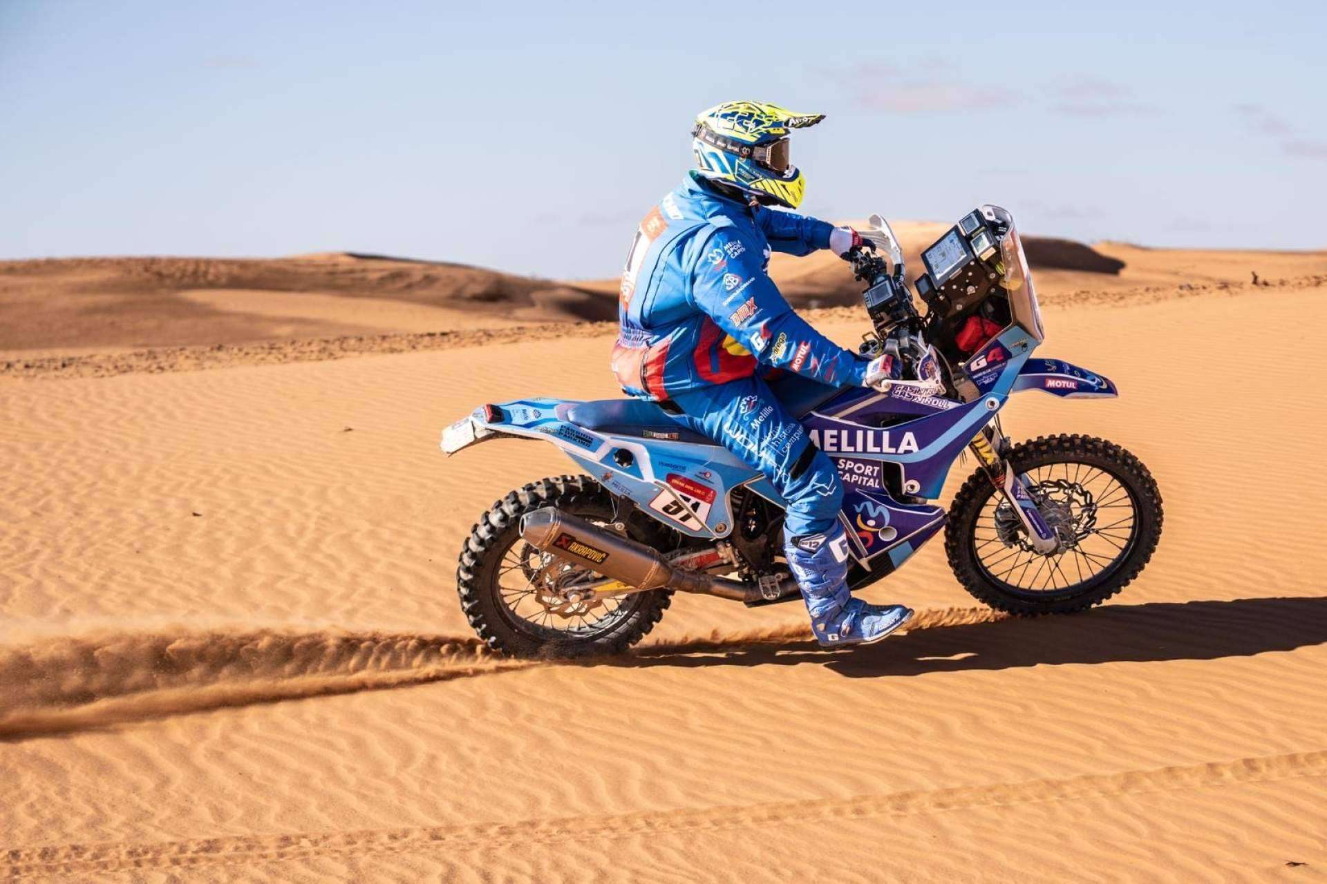 Rachid Al-Lal-Lahadil, patrocinado por Scheidt & Bachmann en el Dakar 2023