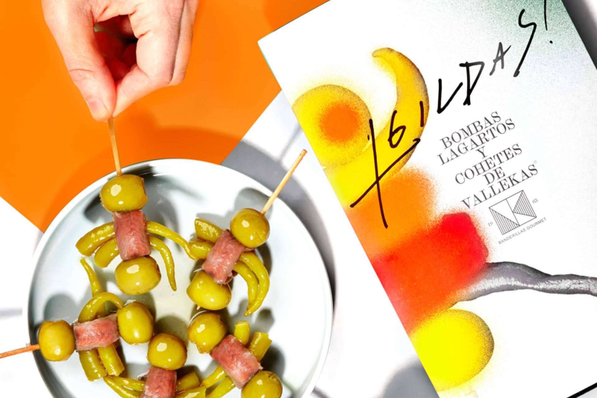 Bombas, Lagartos y Cohetes de Vallekas ofrece el inmejorable sabor de la gilda de anchoa a un clic de distancia
