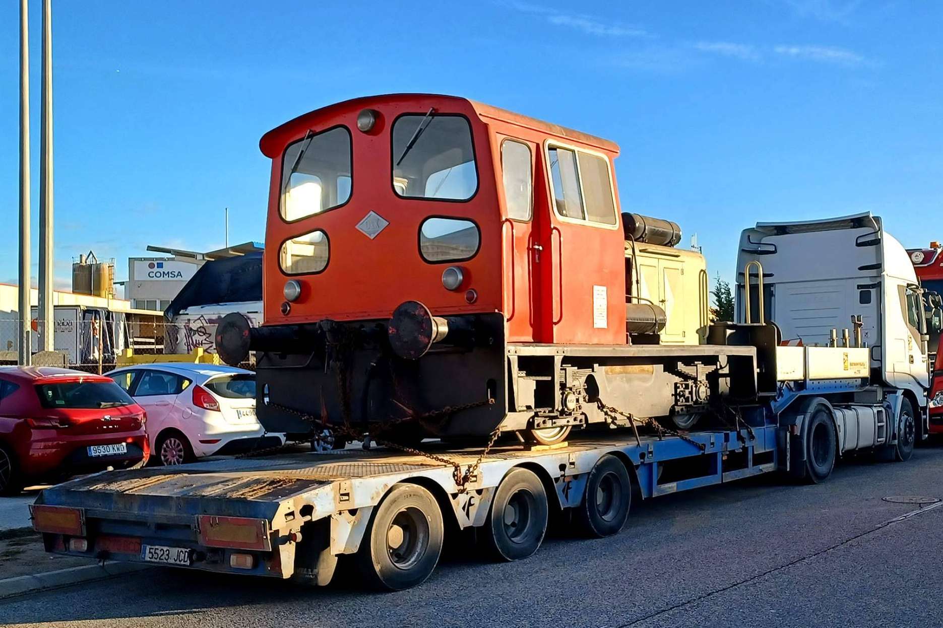 La Fundación del Patrimonio Ferroviario preserva una histórica locomotora de Azucarera Ebro
