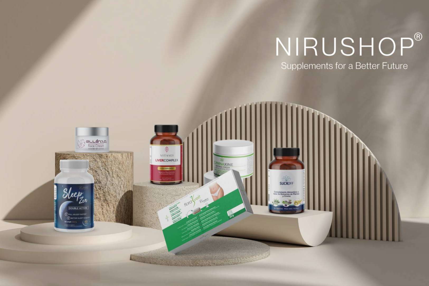 Los suplementos alimenticios de NIRUSHOP contienen ingredientes 100 % naturales