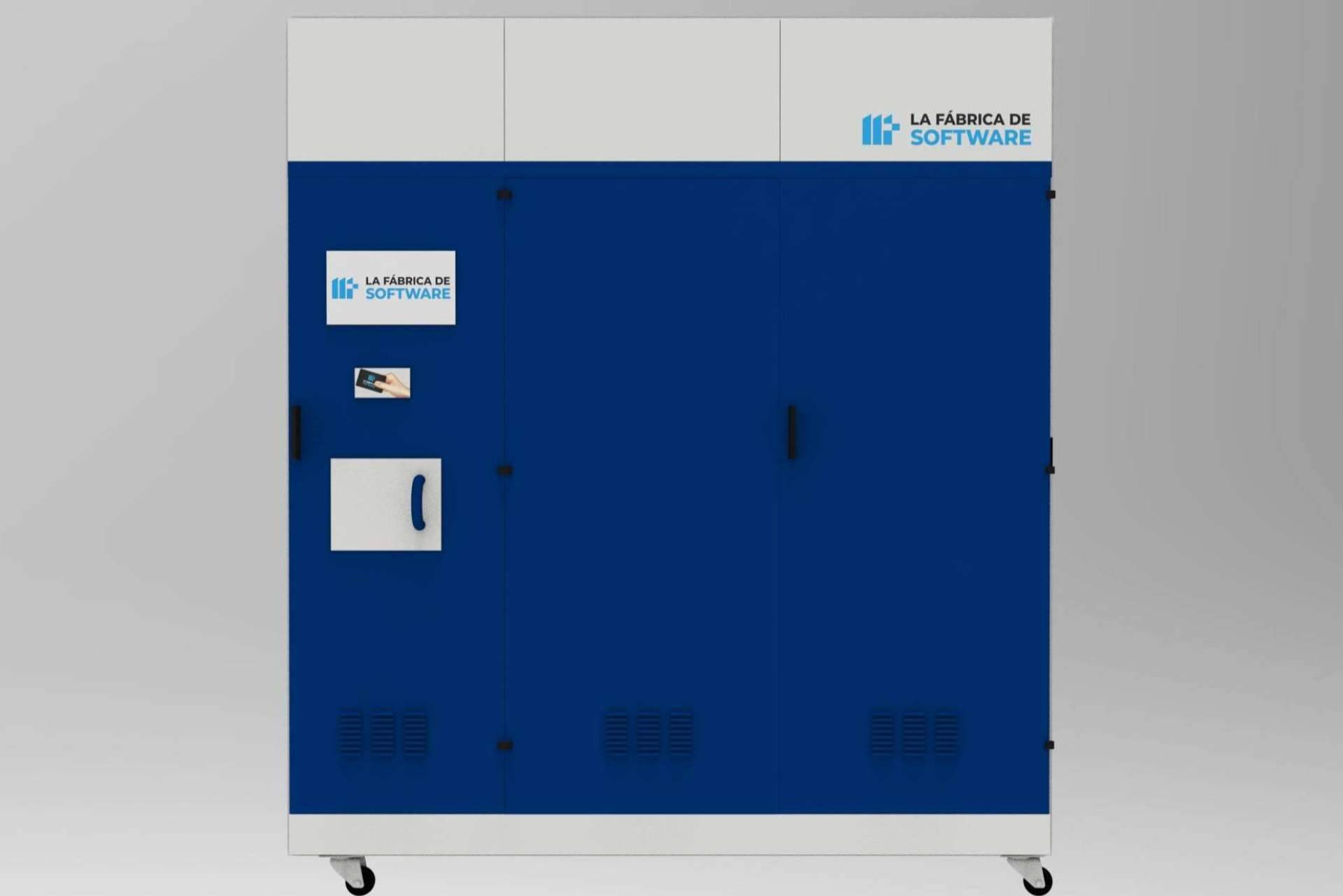 Dispensador de ropa para el control textil en hospitales, con La Fábrica de Software