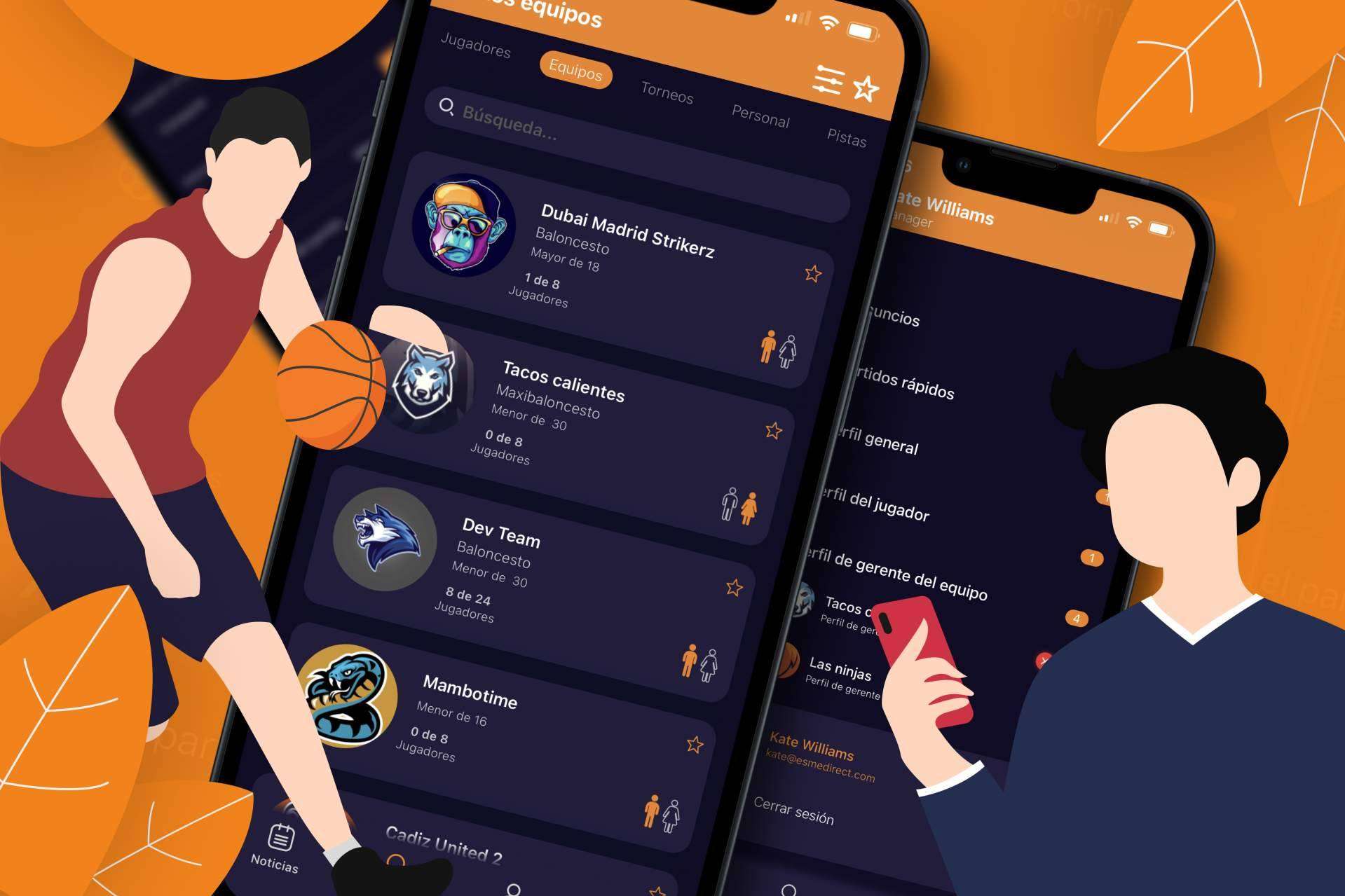 Esmesoft, una app para quien quiere jugar al baloncesto pero no sabe dónde y con quién