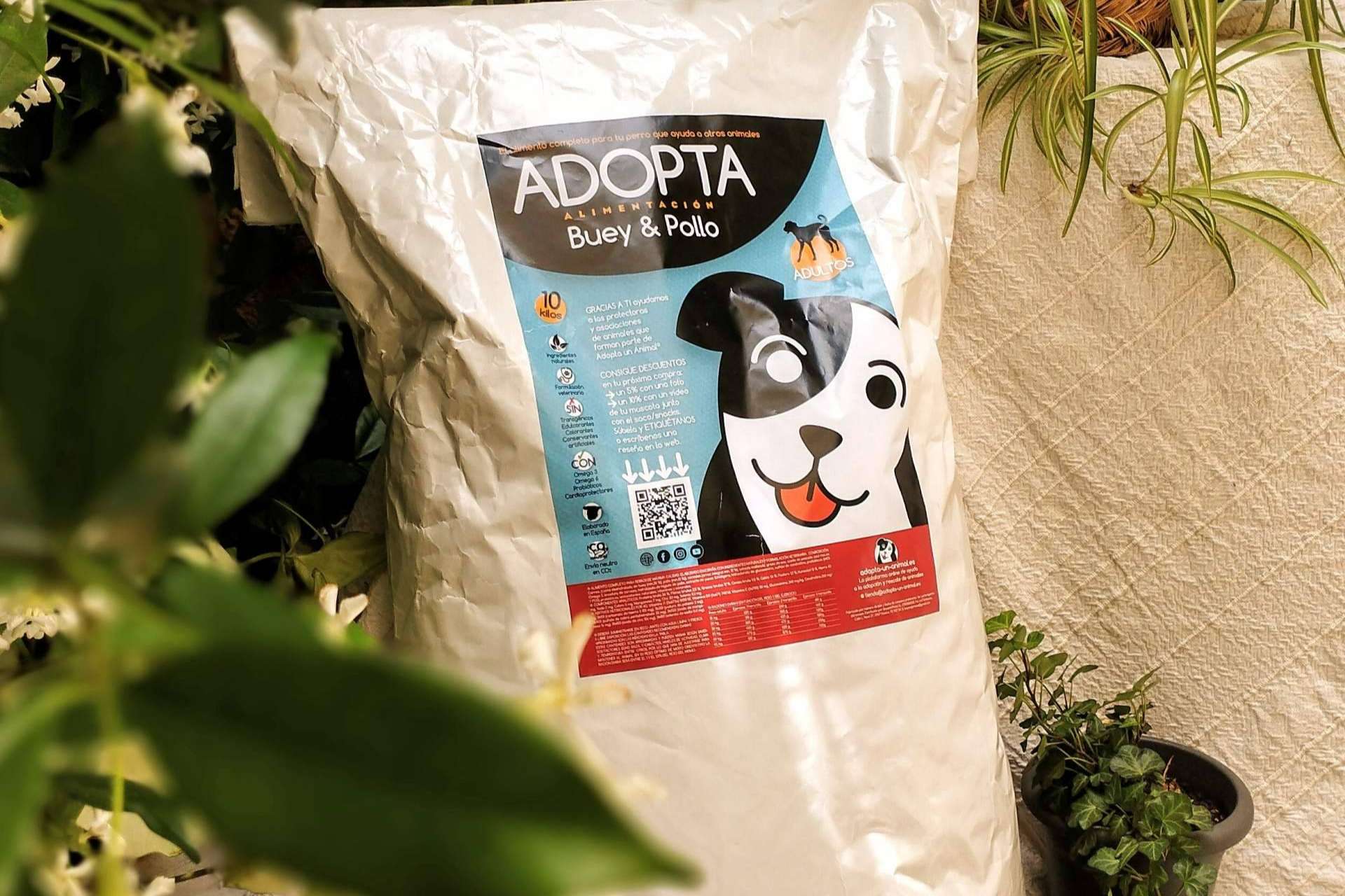 Ayudar a protectoras de animales con cada compra de uno de los mejores pienso de mantenimiento para perros adultos de buey y pollo