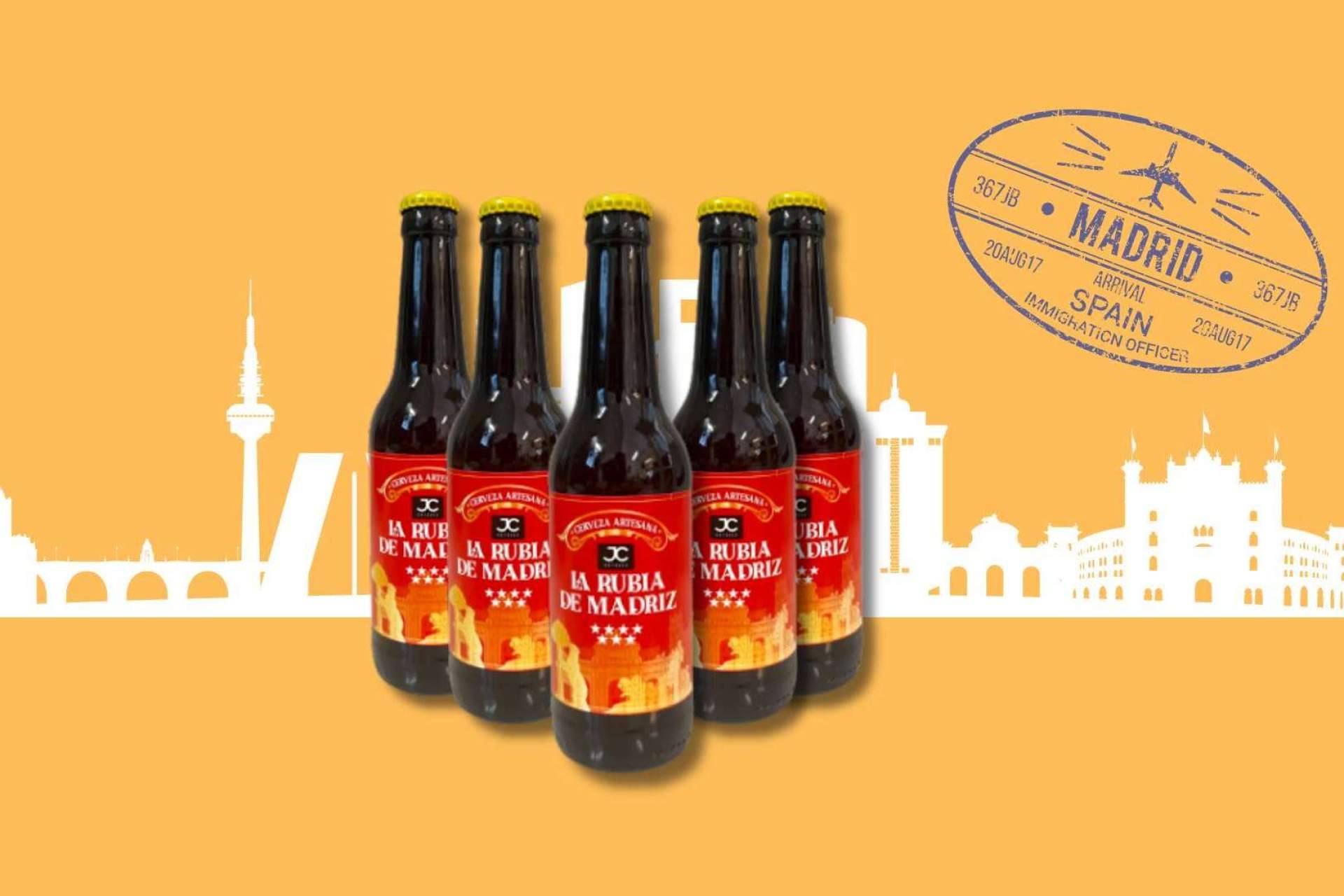 JC Hoteles lanza La Rubia de Madriz, una cerveza artesanal única