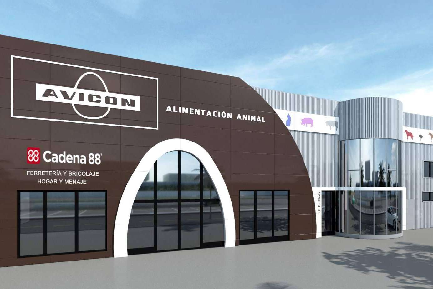 Nueva tienda y almacén de Cooperativa AVICON en Albacete; especialistas en alimentación animal