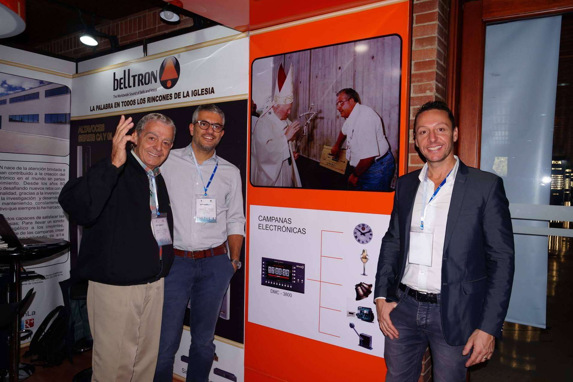 Belltron y su amplio catálogo de productos electrónicos para iglesias, presente en la Feria de Belltron en Bogotá Expocatólica