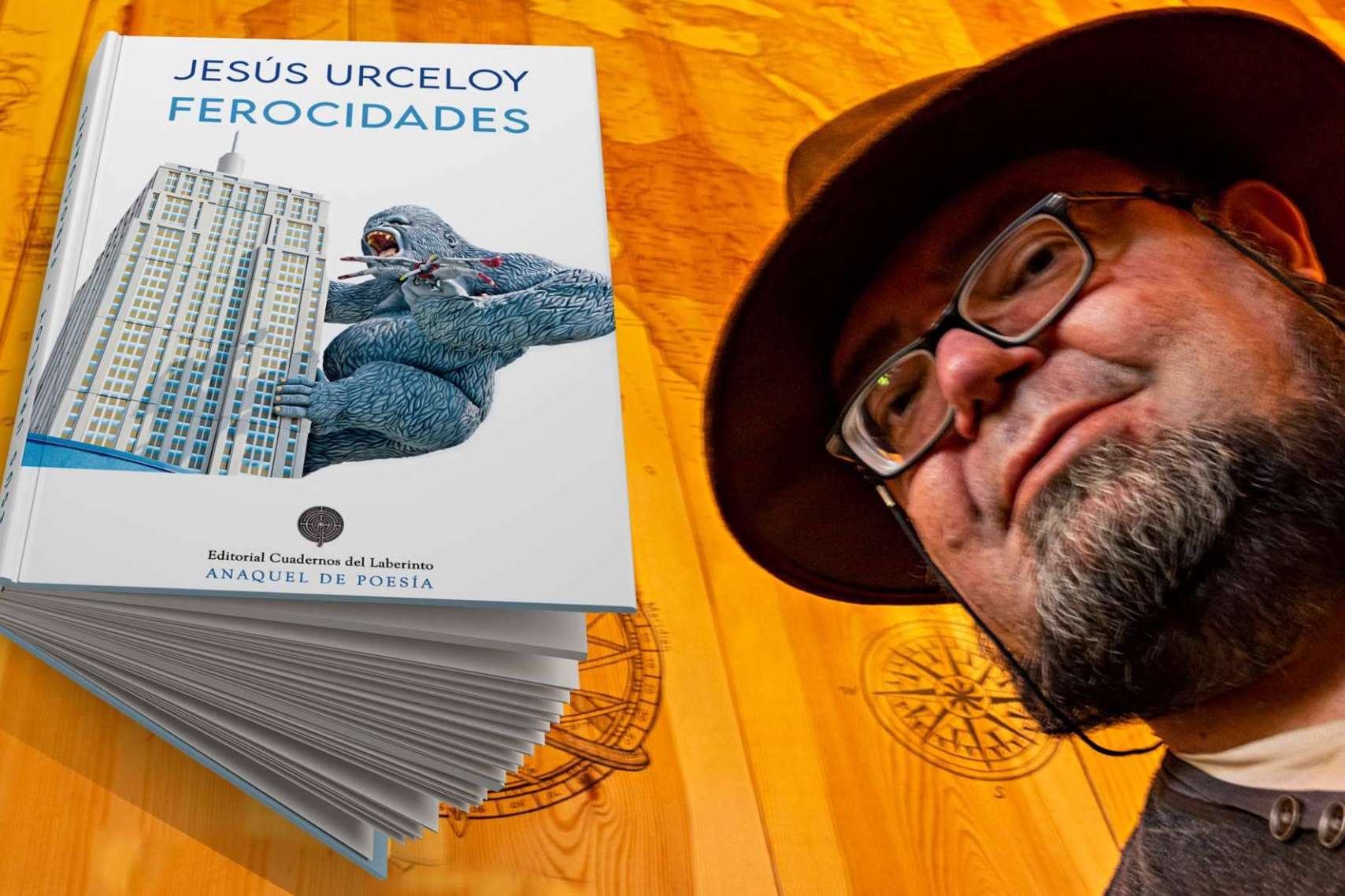 Jesús Urceloy, la poesía más feroz llega a las librerías de la mano de Cuadernos del Laberinto