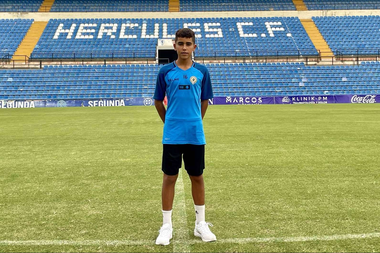 El futbolista de 14 años, Roi Lopez 10