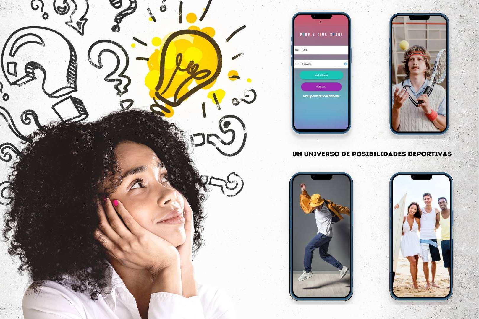 La app para conocer gente, People Time Sport