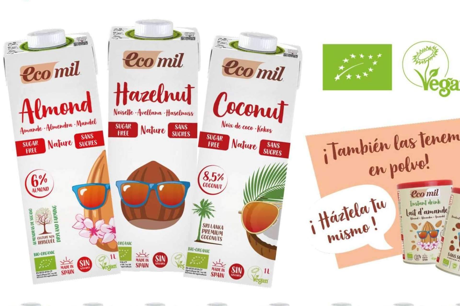 Bebidas vegetales sin azúcares para cuidar de la salud y del planeta, EcoMil