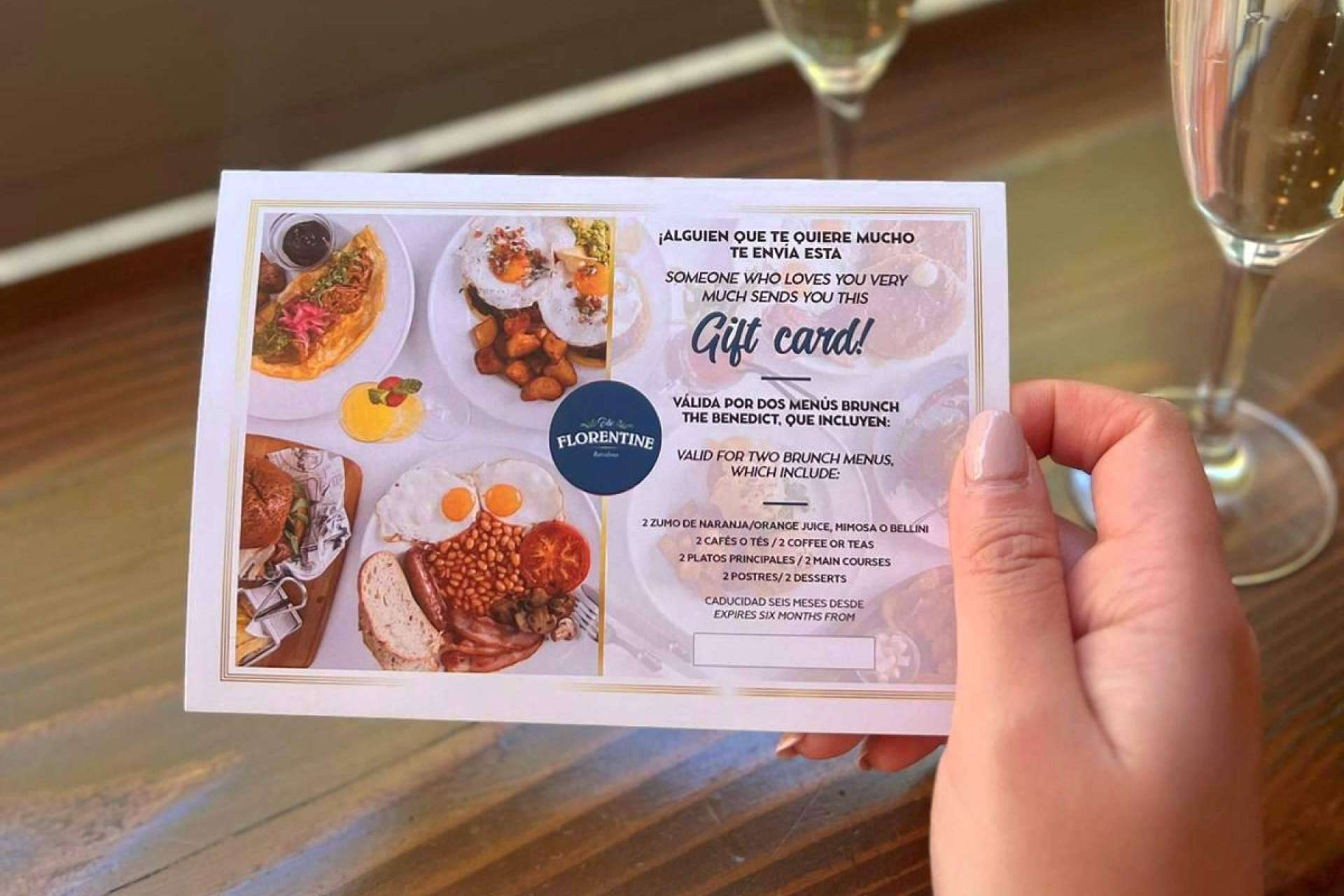 Regalar un brunch en Barcelona en The Florentine - Brunch Poblenou