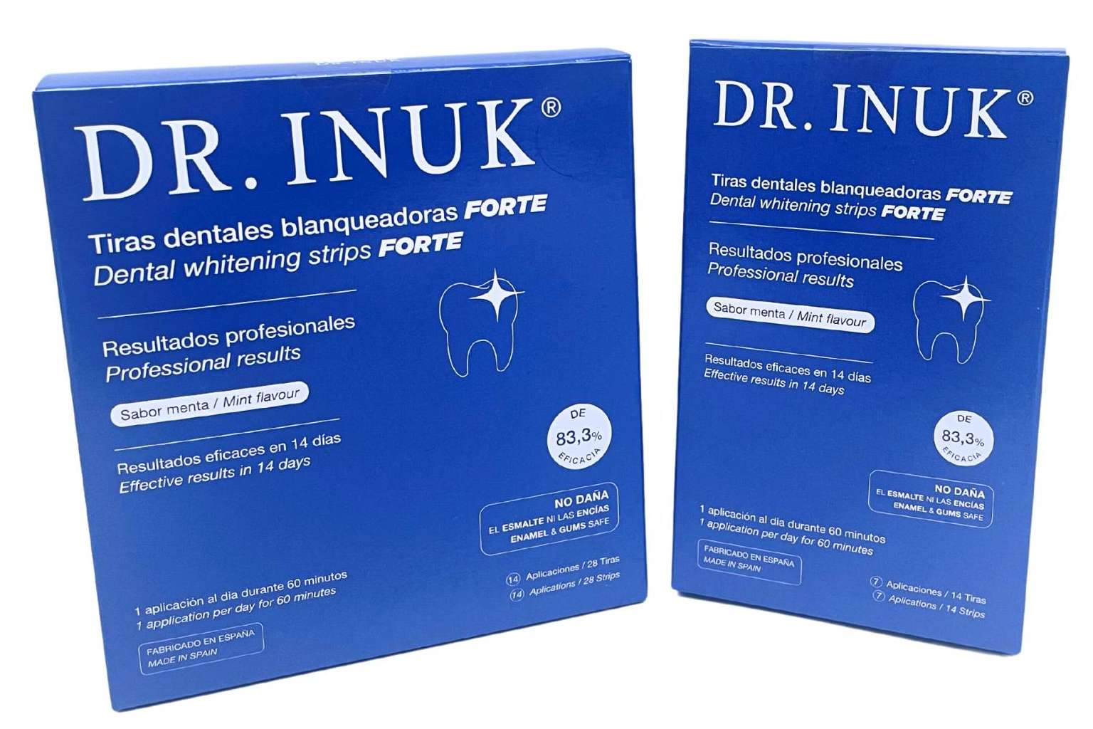 Una sonrisa radiante gracias al blanqueamiento dental con tiras blanqueadoras de Dr. INUK