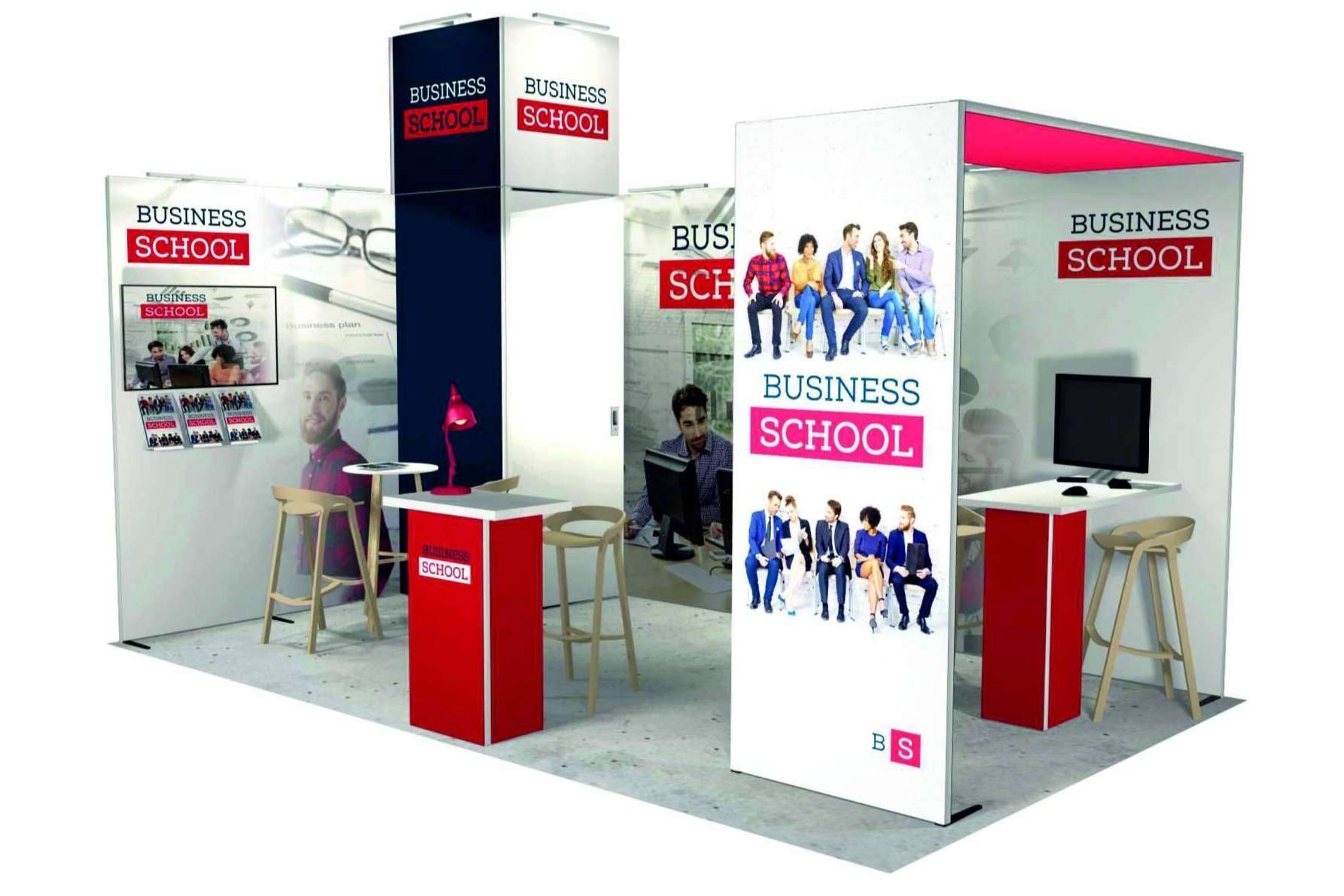 ¿Cambios en la configuración del stand a un día de empezar la feria?, con un stand modular de Olika Stands, es posible