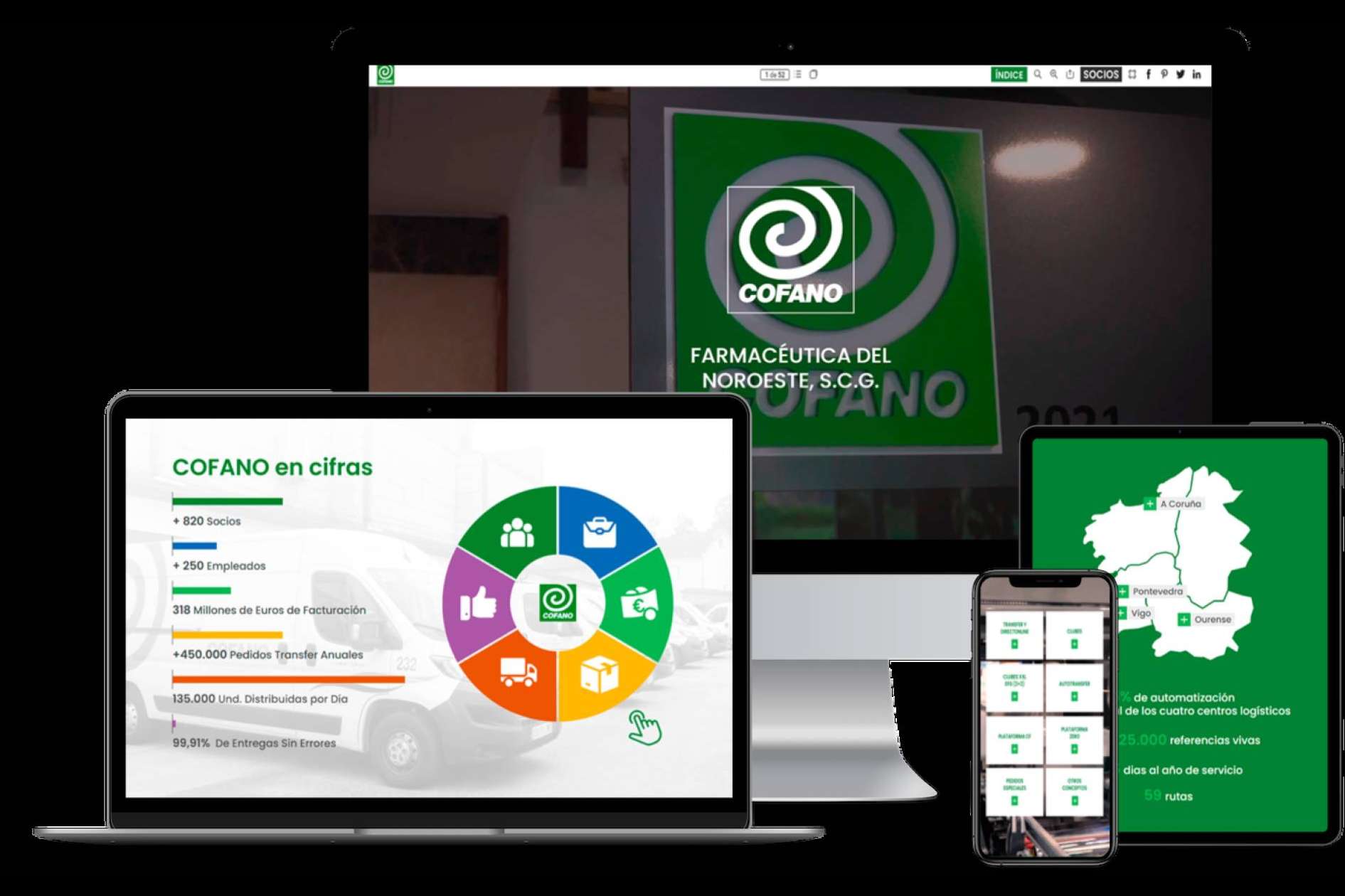 El lanzamiento del catálogo digital interactivo de COFANO