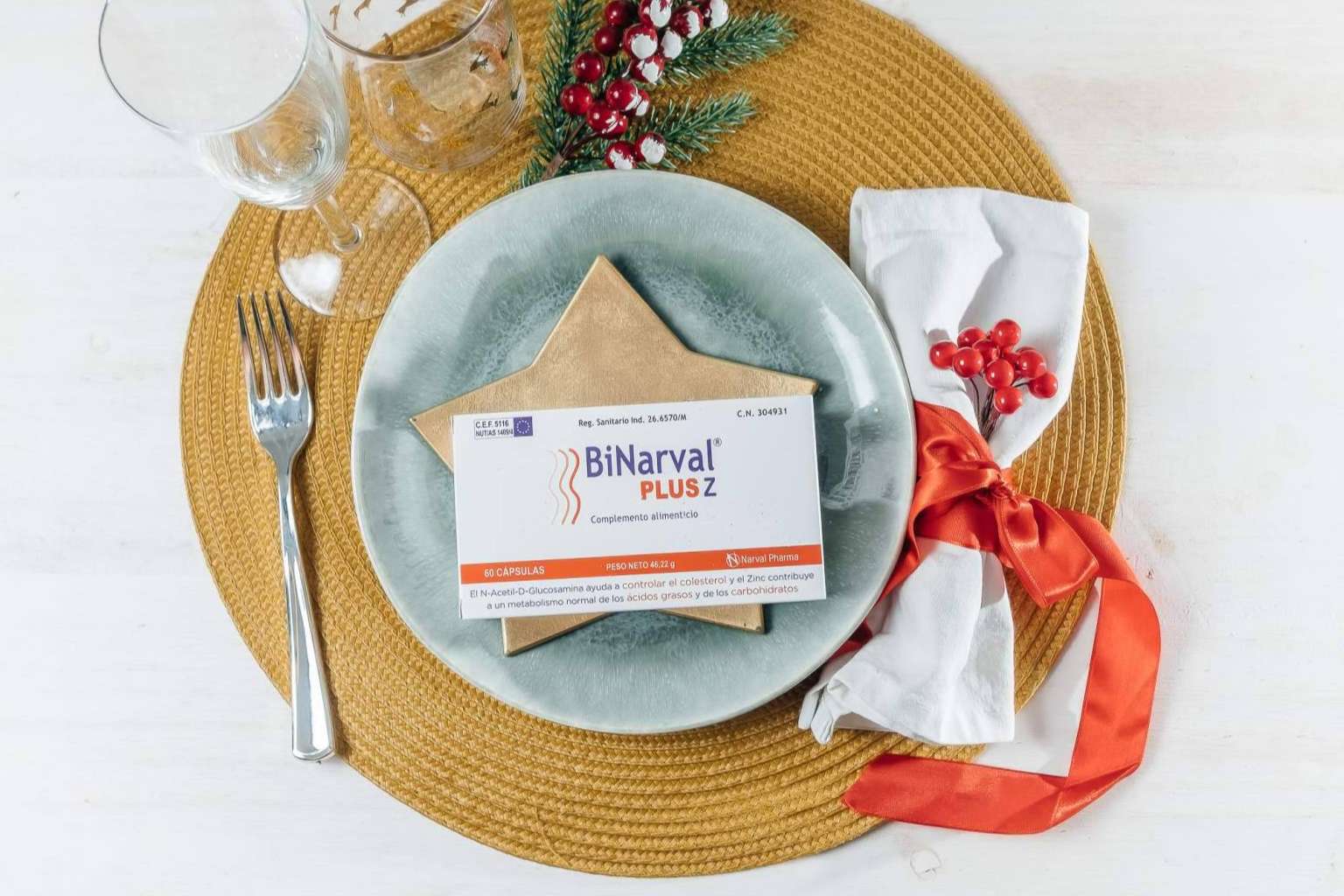 Binarval Plus Z de Narval Pharma para contrarrestar los excesos de estas fechas