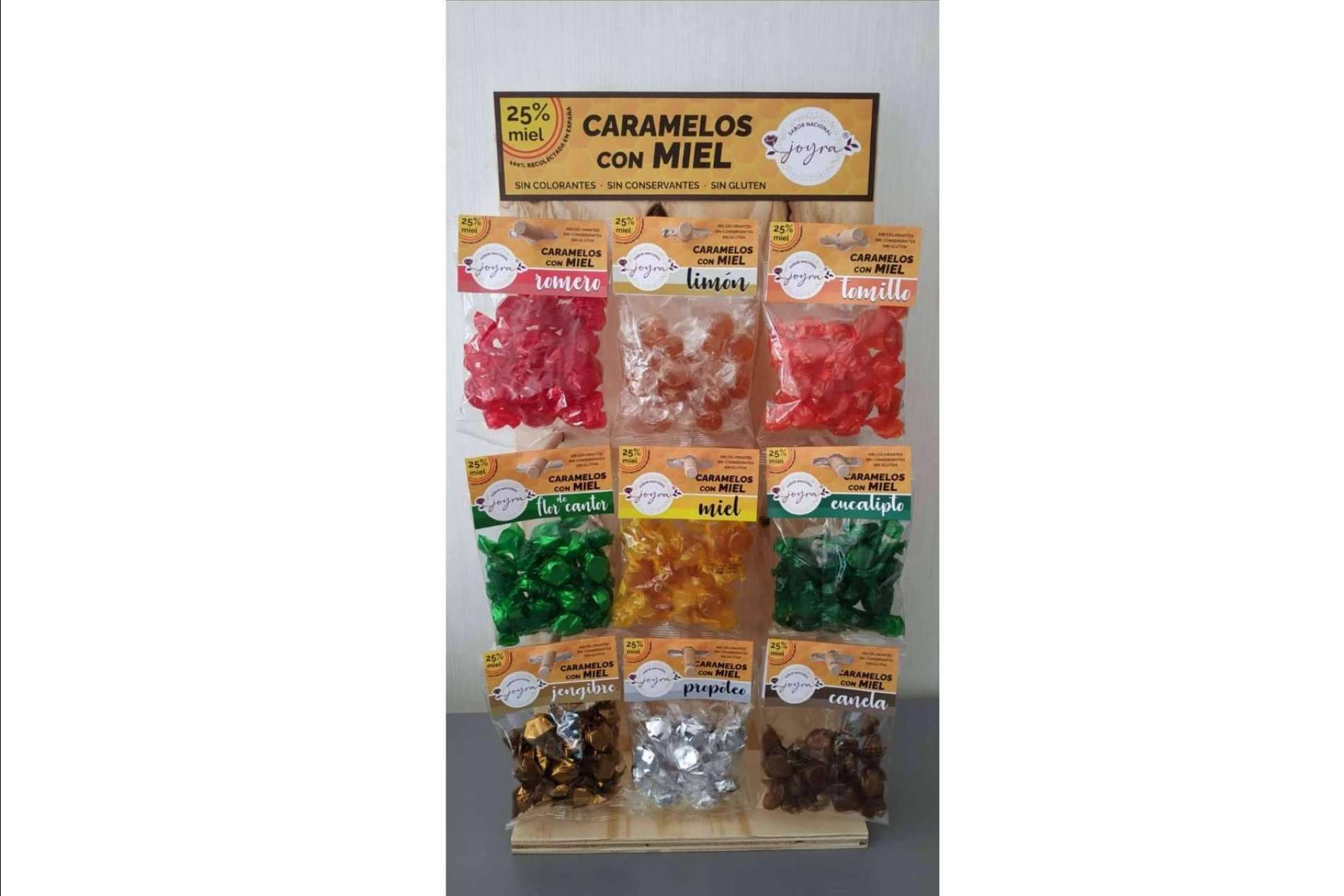 Joyra Sabor Nacional, caramelos de miel de gran calidad