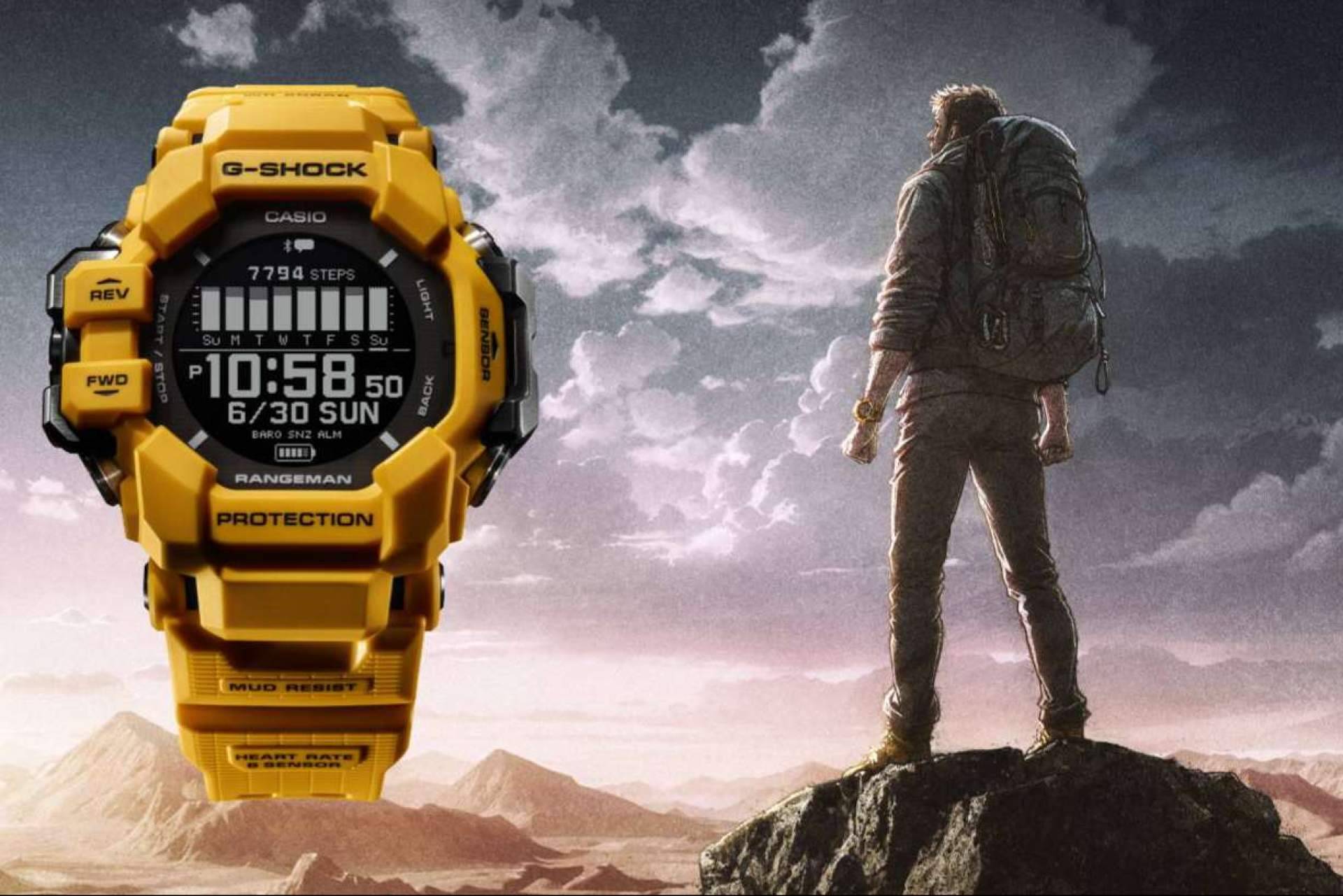 G-SHOCK lanza un nuevo Rangeman equipado con monitor de frecuencia cardíaca y GPS