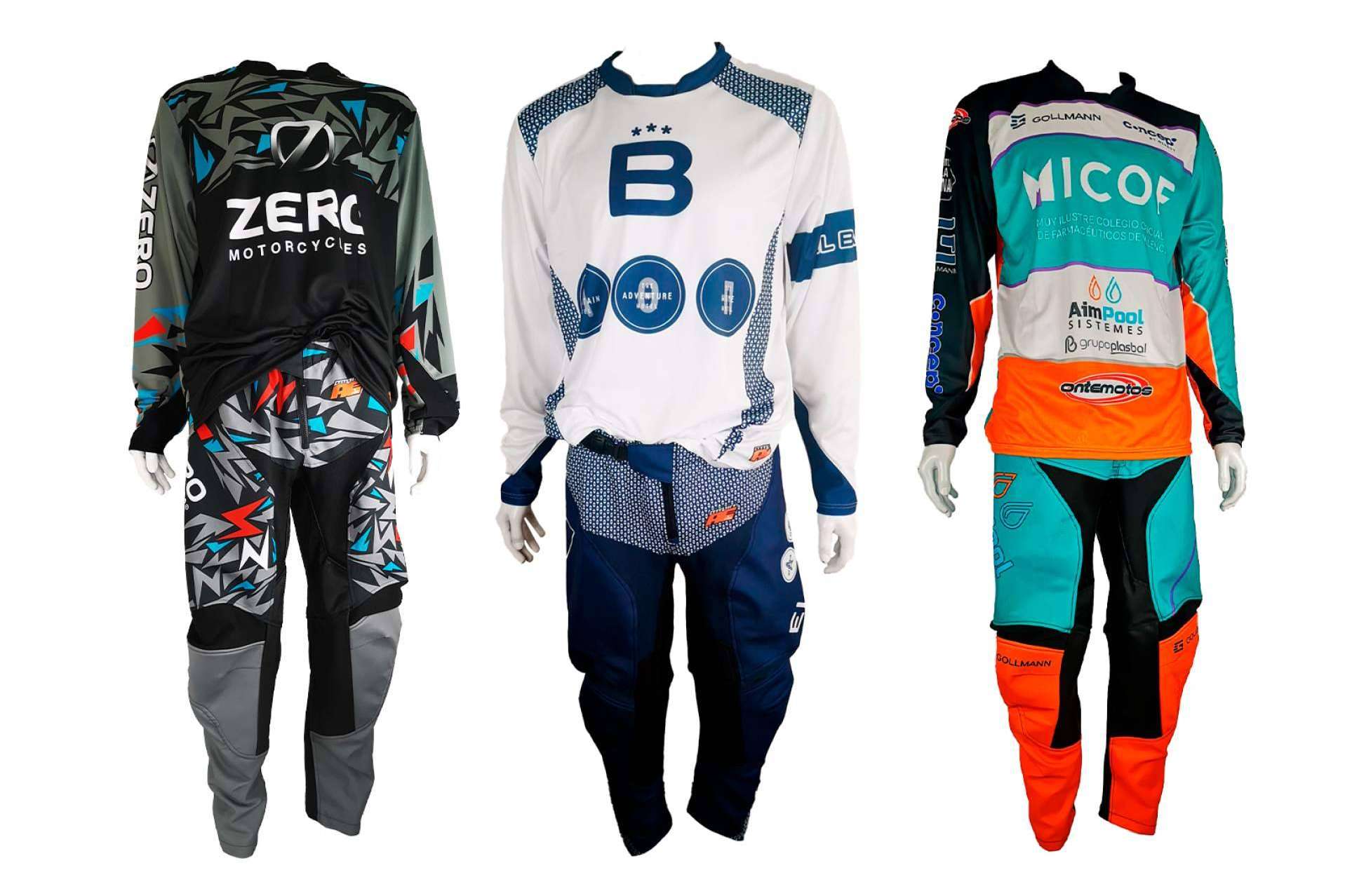 Ropa personalizada para entrenar motocross y enduro
