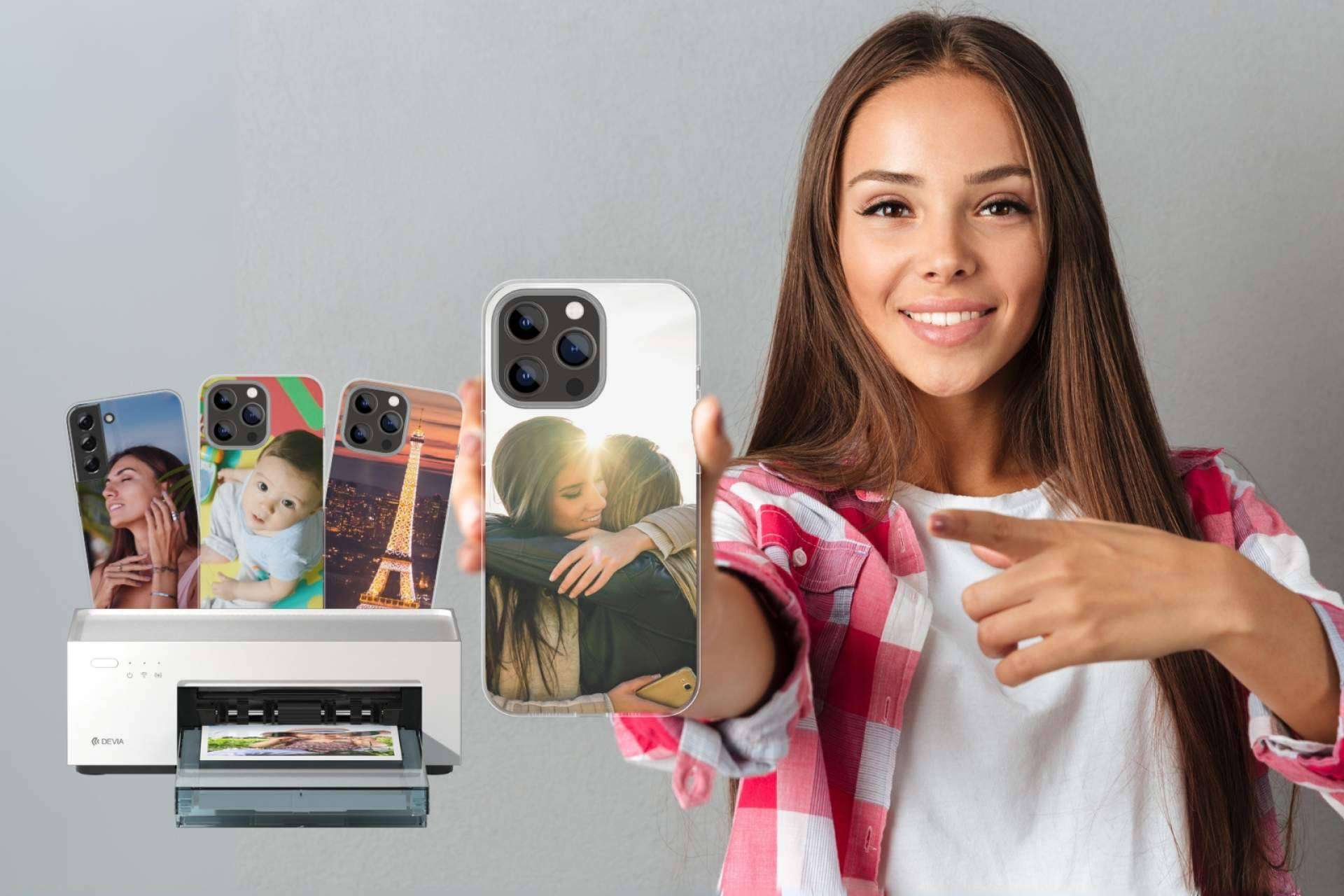 Smartphones personalizados con la impresora de sublimación térmica de My Devia